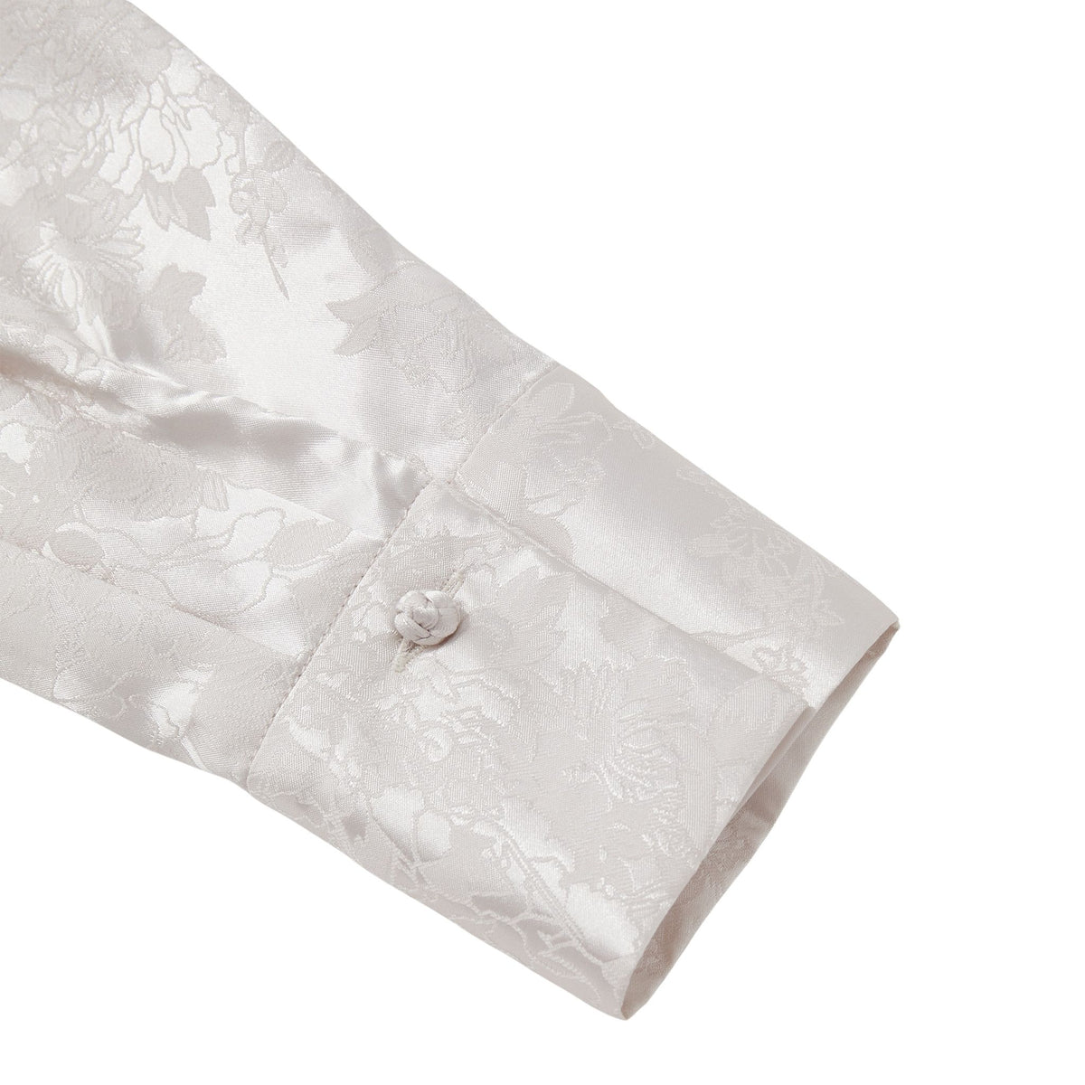 White V-Neck Hanfu Blouse