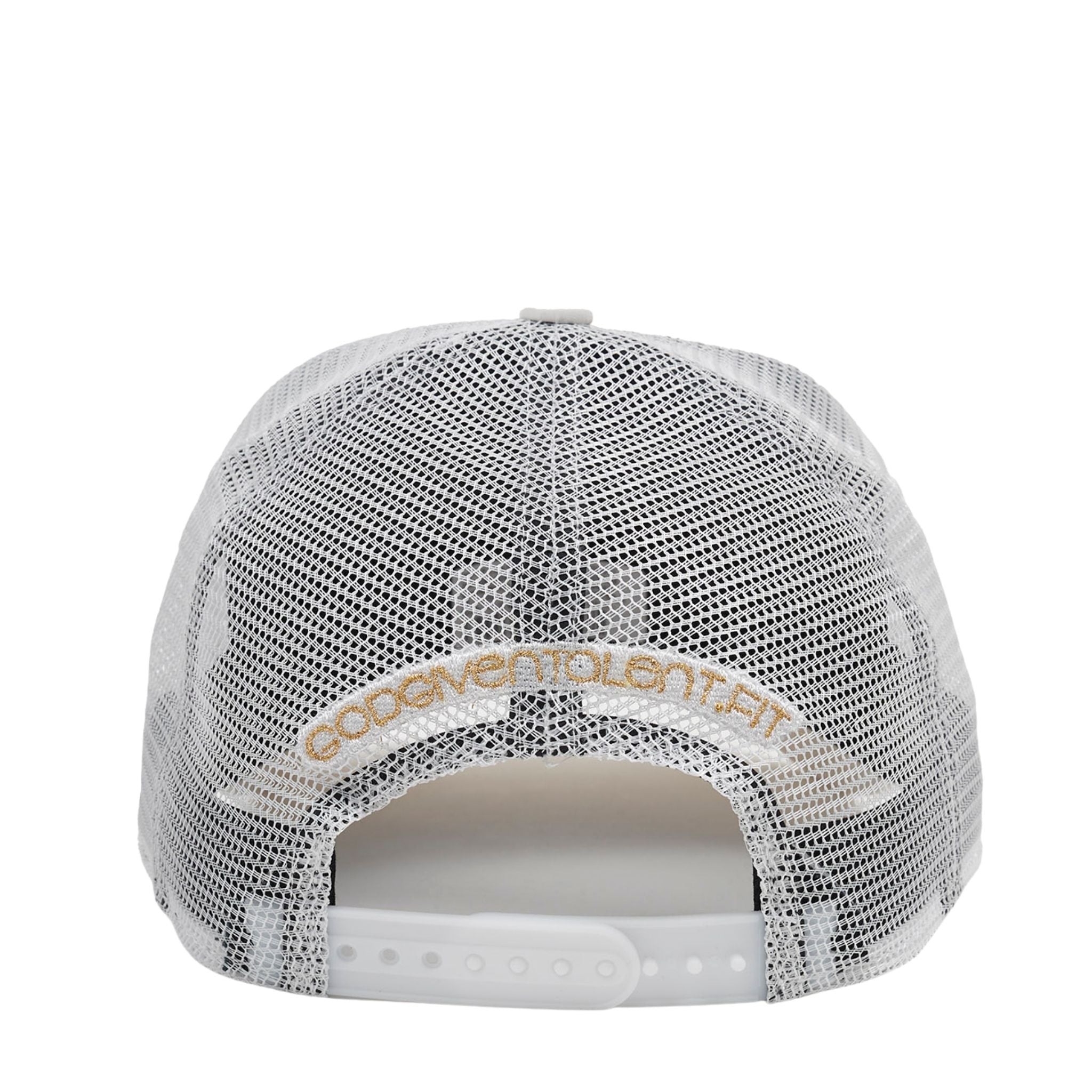 All-White Vegan Leather Hat