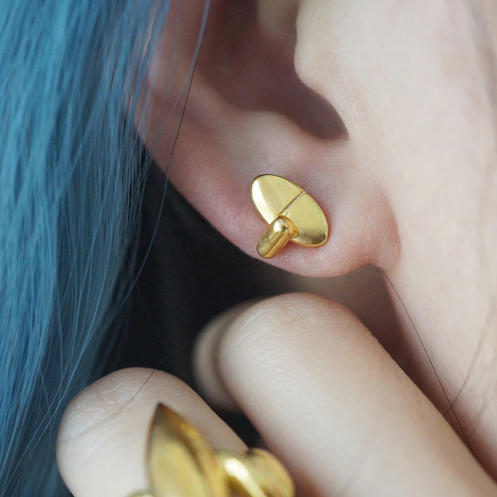 ZHUO - Vital Studs Gold, buy at DOORS NYC