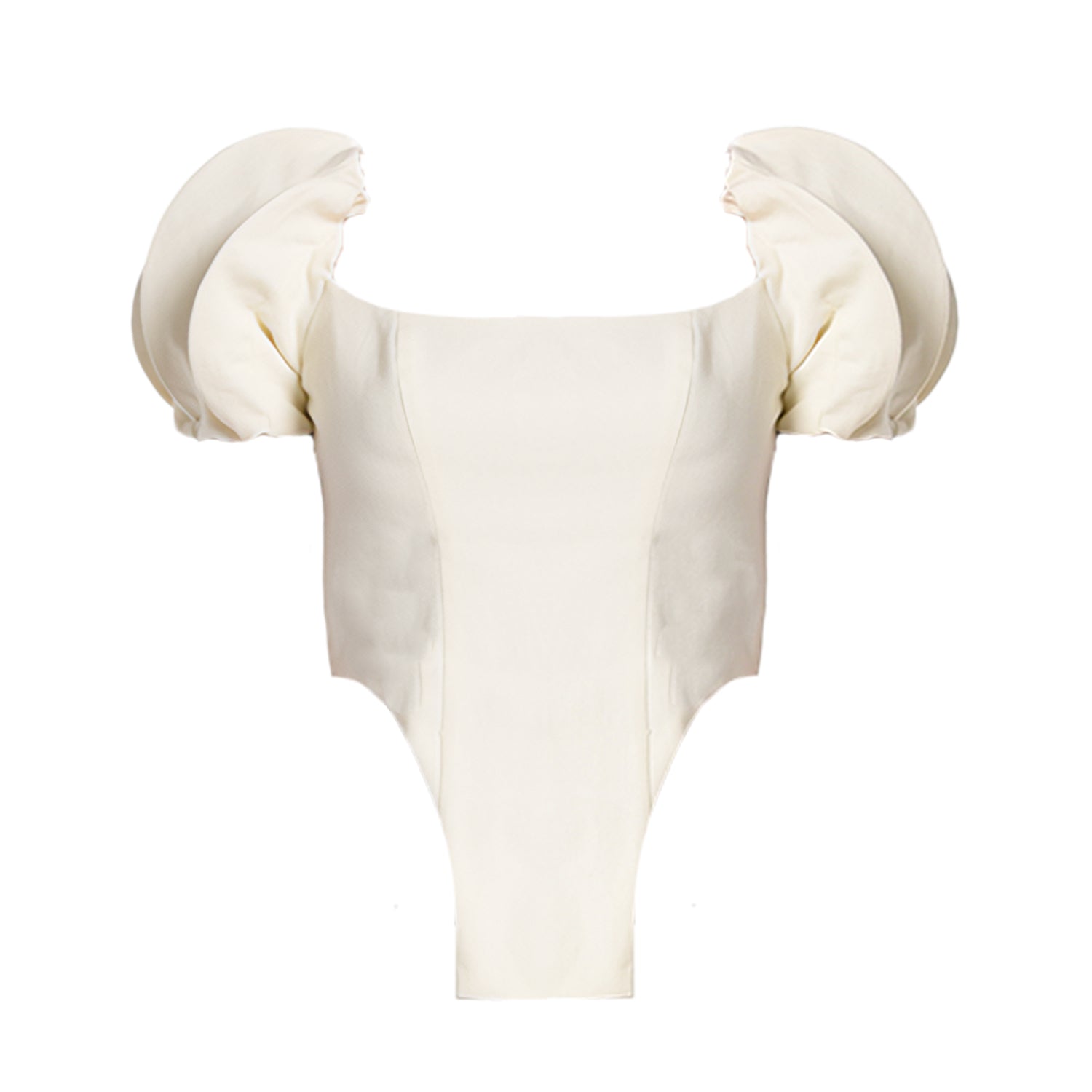 28NATELIER - White Puff-Puff Top, buy at DOORS NYC