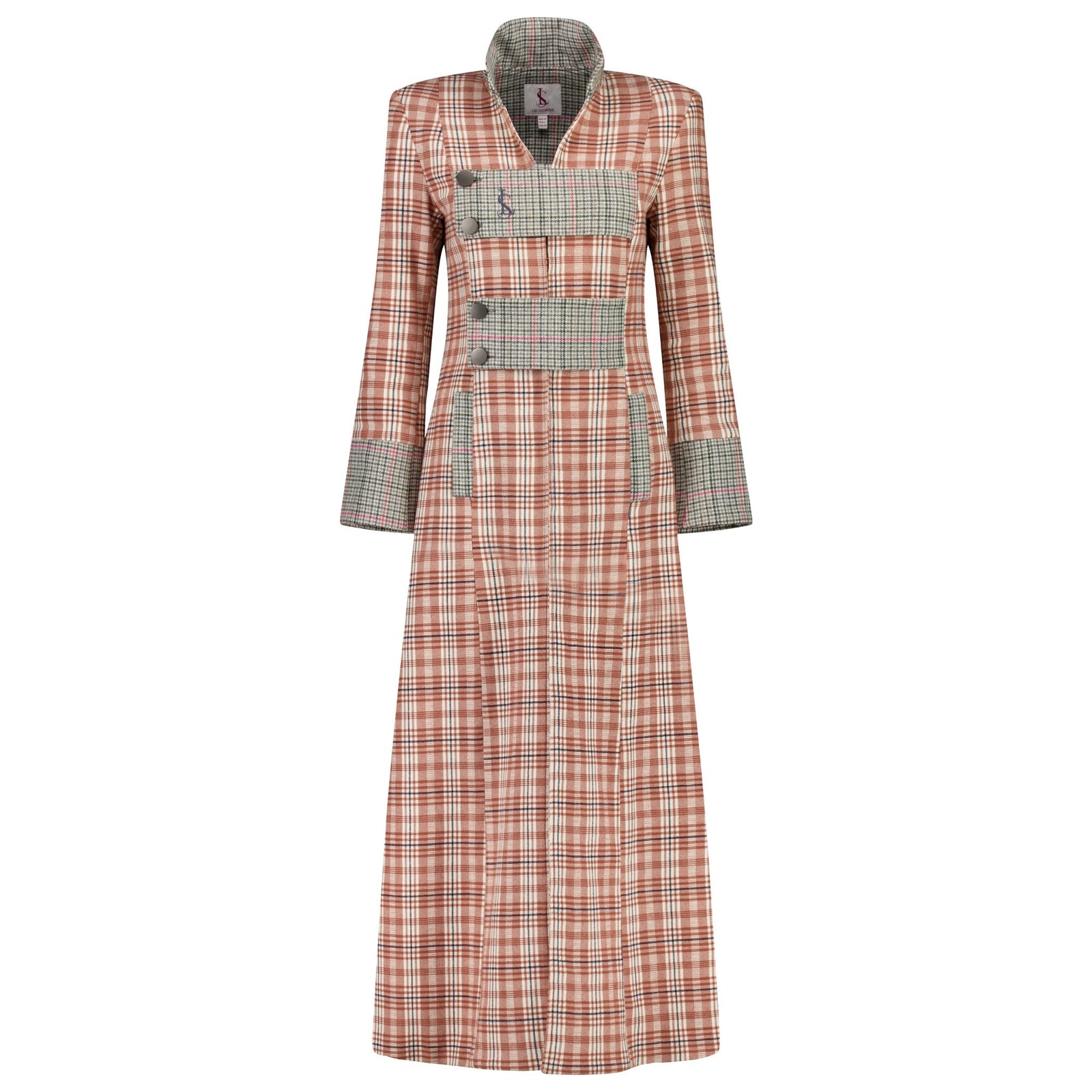 LIZ SKORSIS - Walker Tailored Coat – Blush, PR Sample at DOORS NYC PR showroom