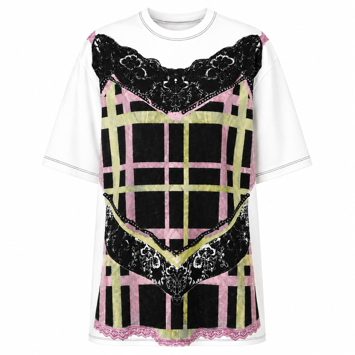 PAPER DOLLS - White Graphic T-Shirt, buy at DOORS NYC