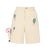 White Embroidered Baggy Shorts | PR Sample