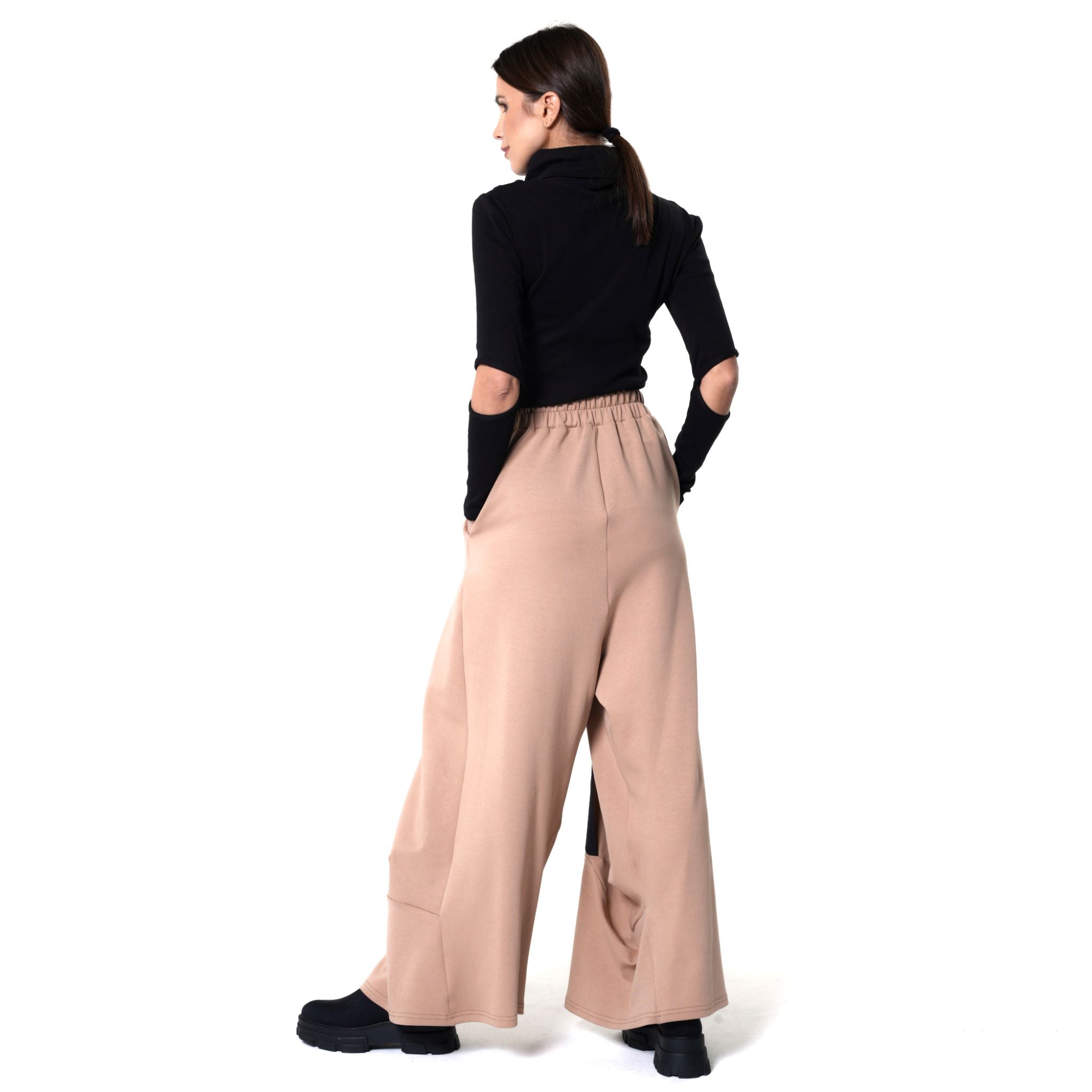 METAMORPHOZA - Wide-Leg Pants | Beige, buy at DOORS NYC