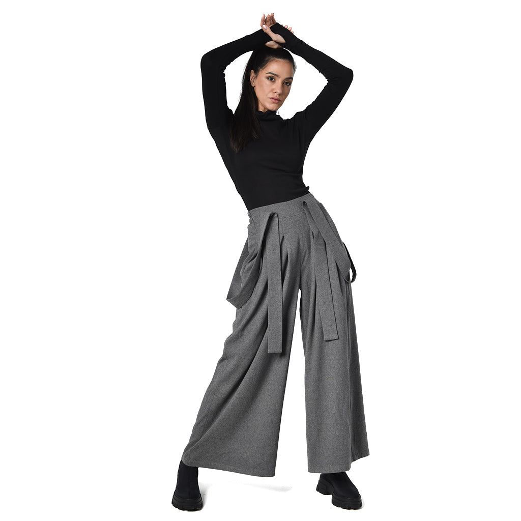 METAMORPHOZA -  Wide-Leg Wool Pants PR Sample | DOORS NYC PR showroom