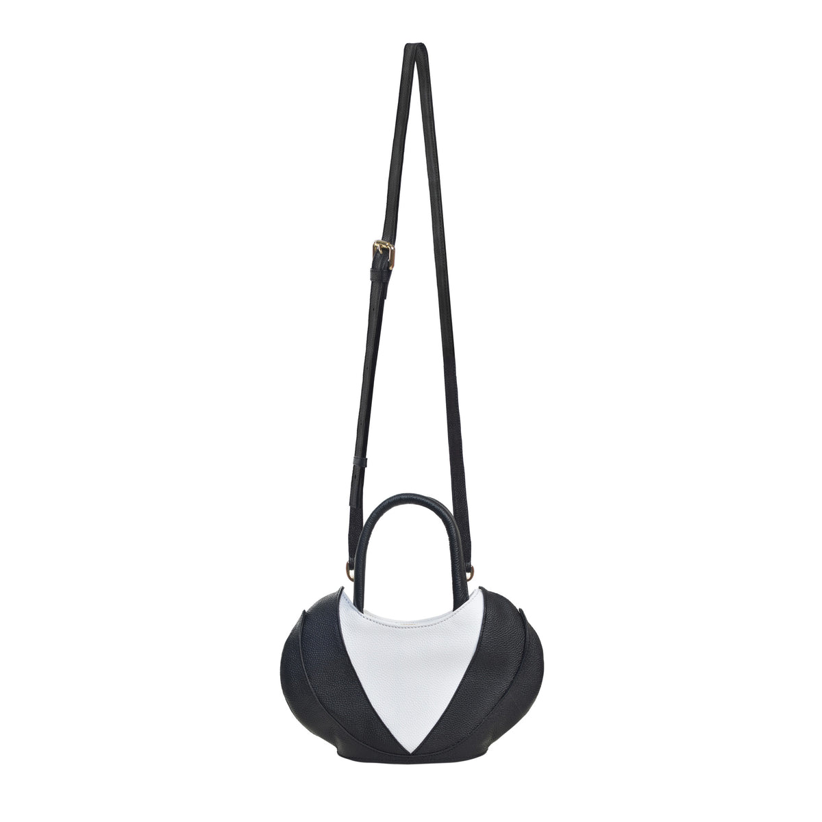 With long strap, Etherea Mini Black and White designed by Made in Neptune