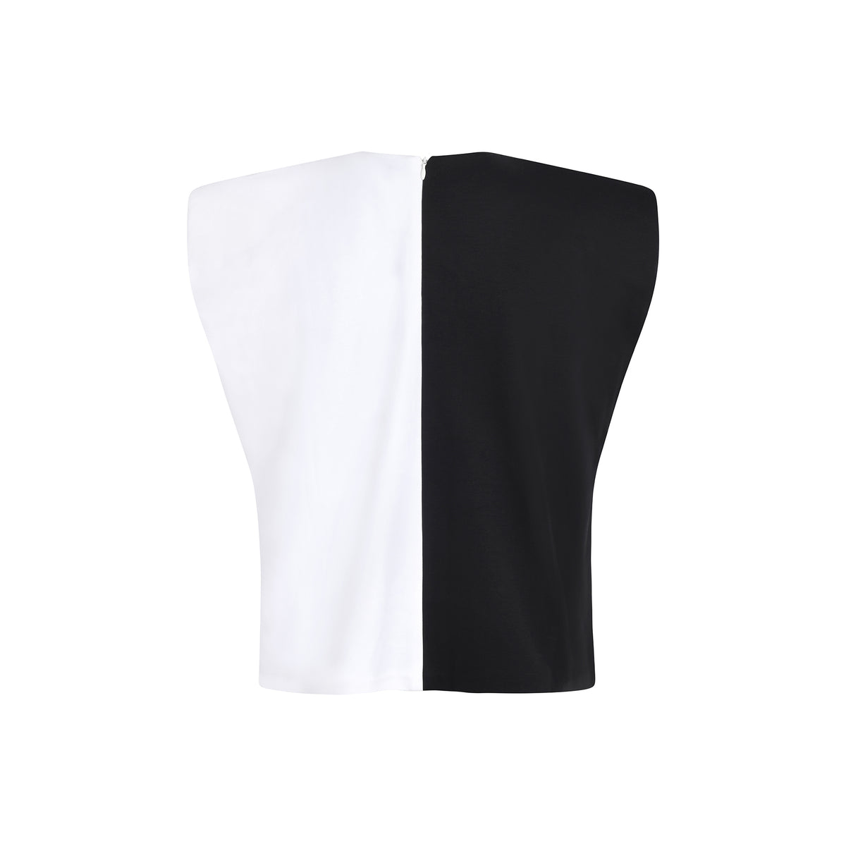 DIVINE HARMONIE - Yin &amp; Yang Two-Tone Sleeveless Top, buy at DOORS NYC