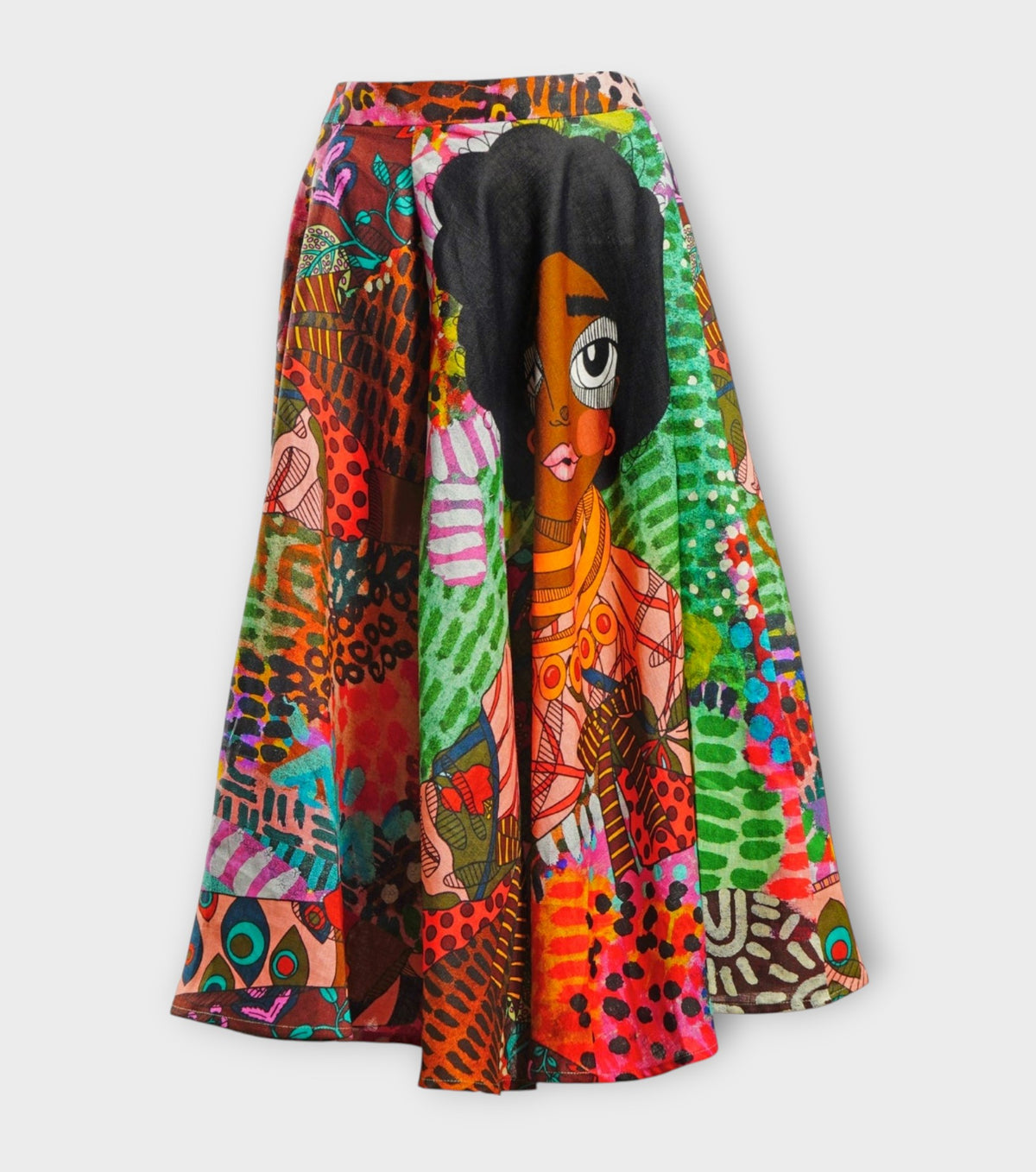 A-Line Flare Skirt with Pockets