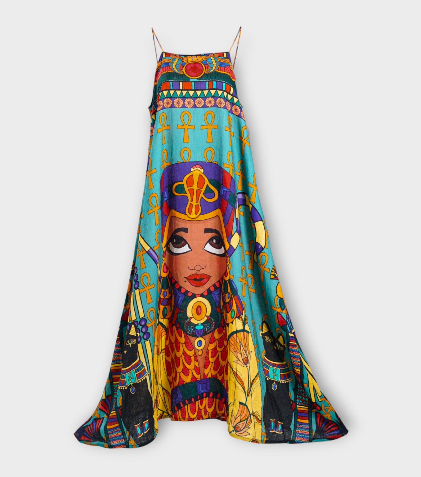 Flowing Sleeveless Maxi Dress | PR Sample