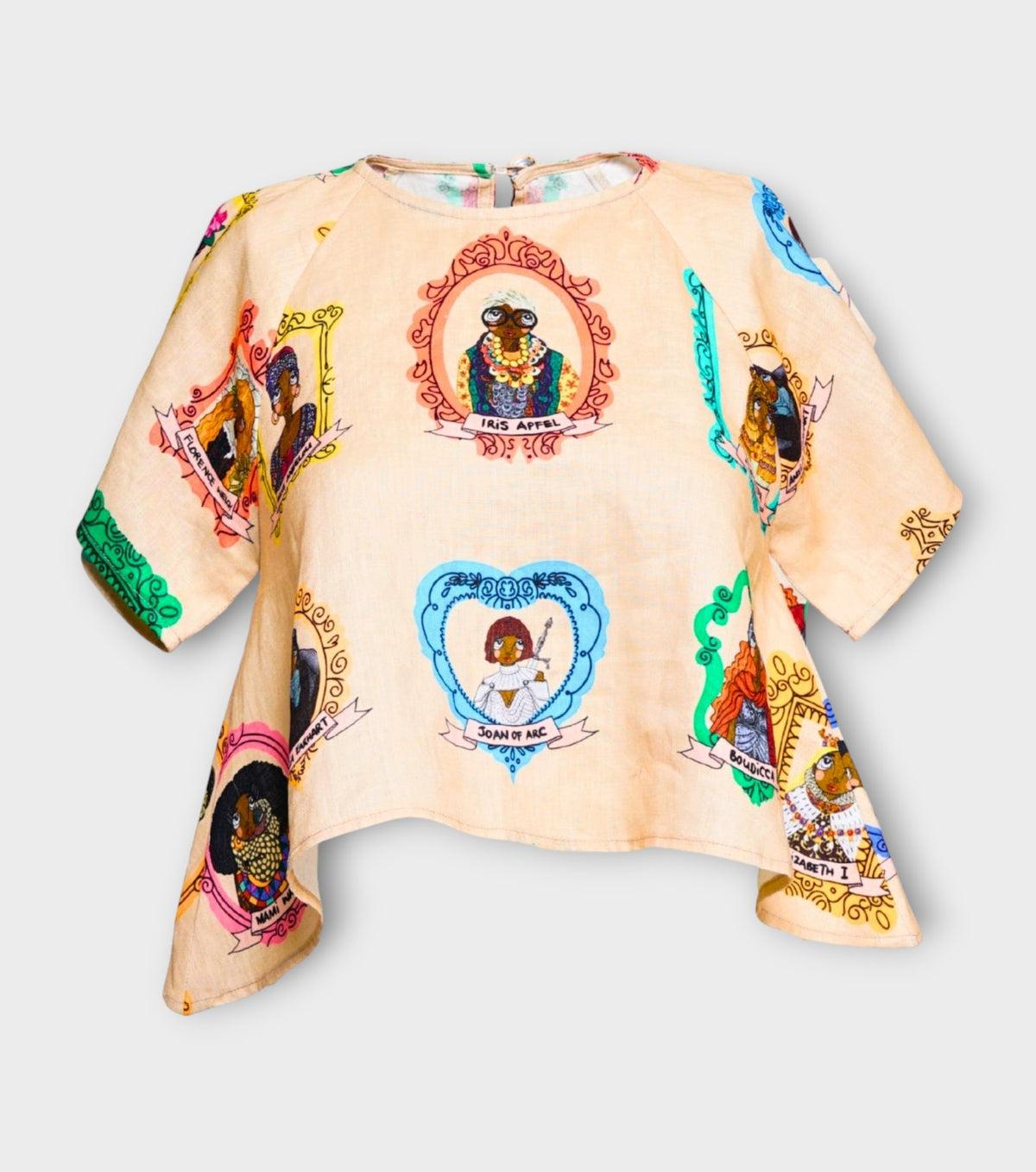 Printed Women’s Quarter Sleeve Top