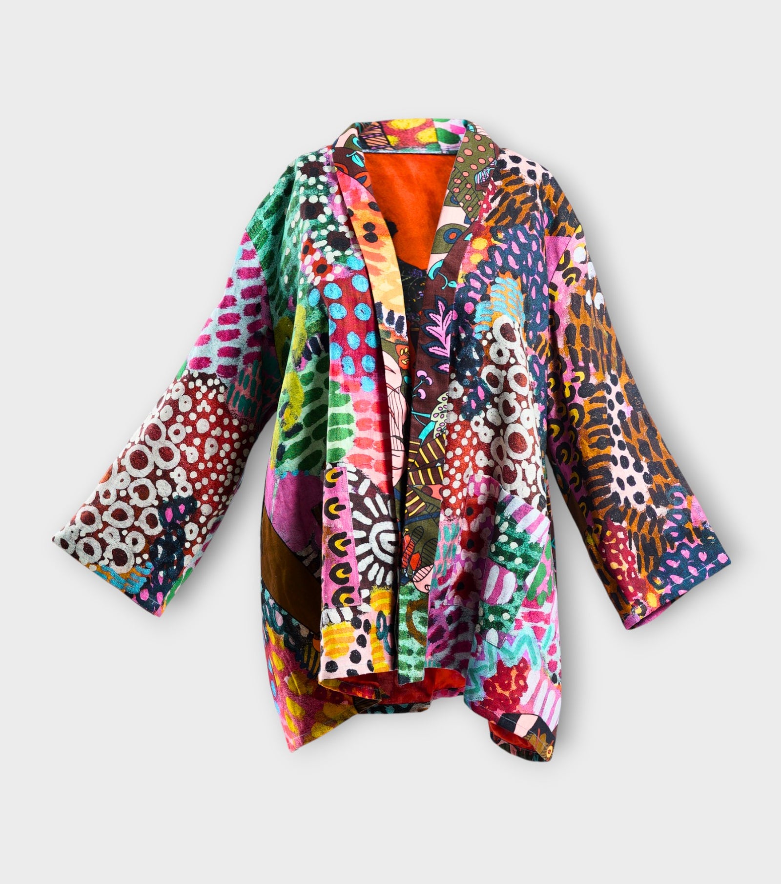 Silk Lined Kimono Jacket | PR Sample
