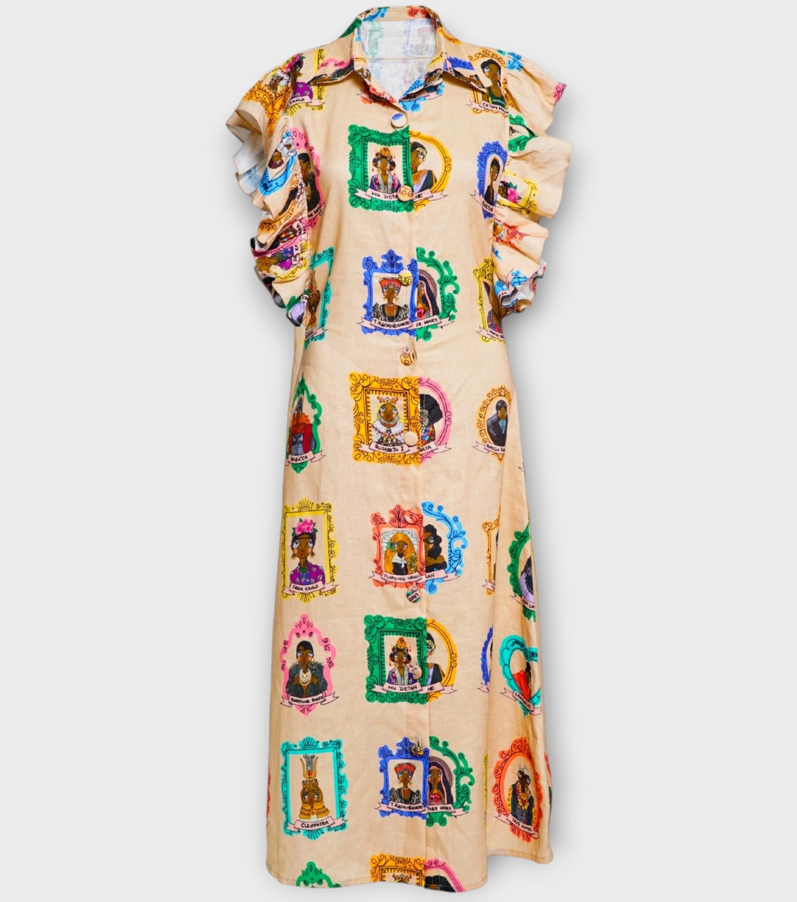 Sleeveless Collared Midi Dress | PR Sample