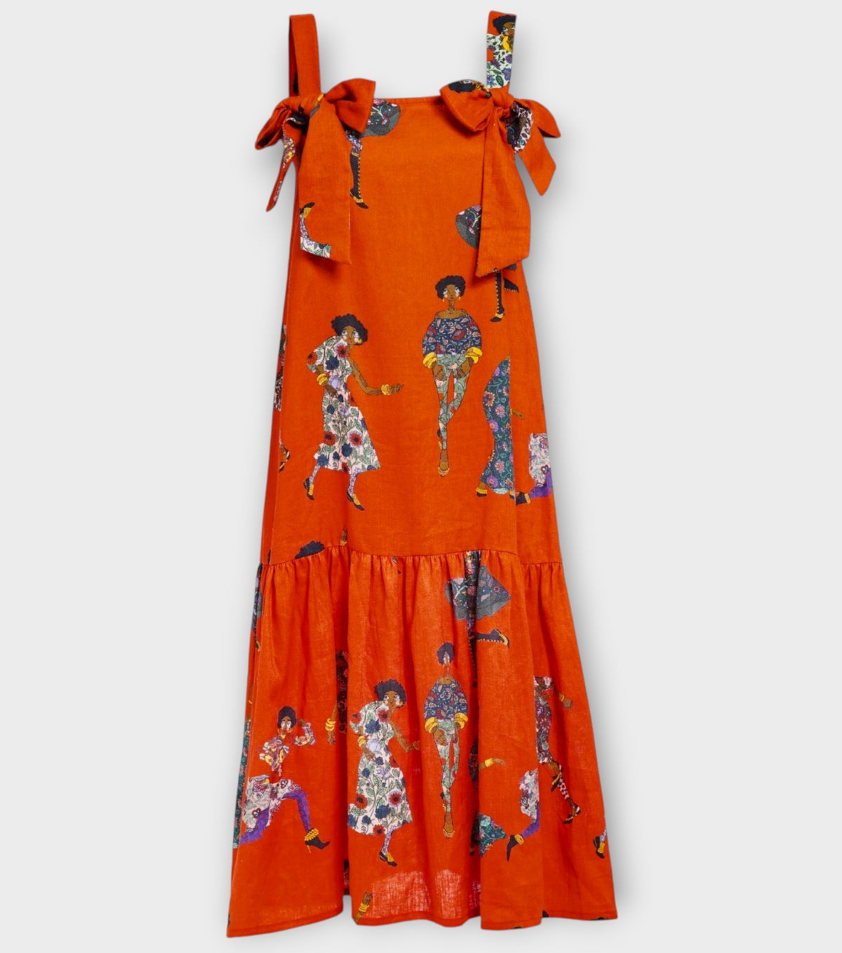 Statement Bow Midi Dress