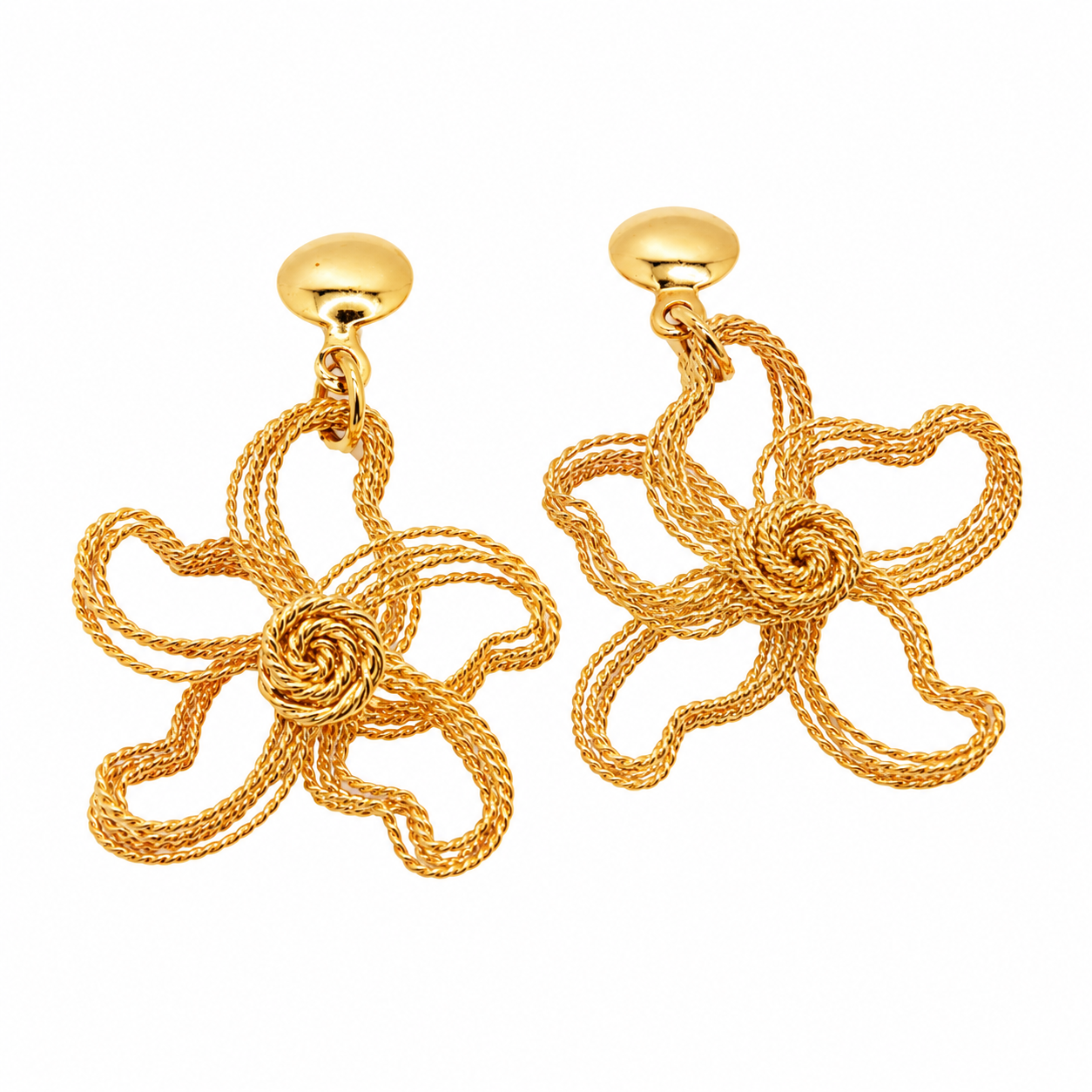 The Metal Starfish Earrings