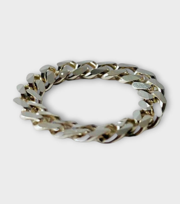 Curb Chain Ring | Sterling Silver