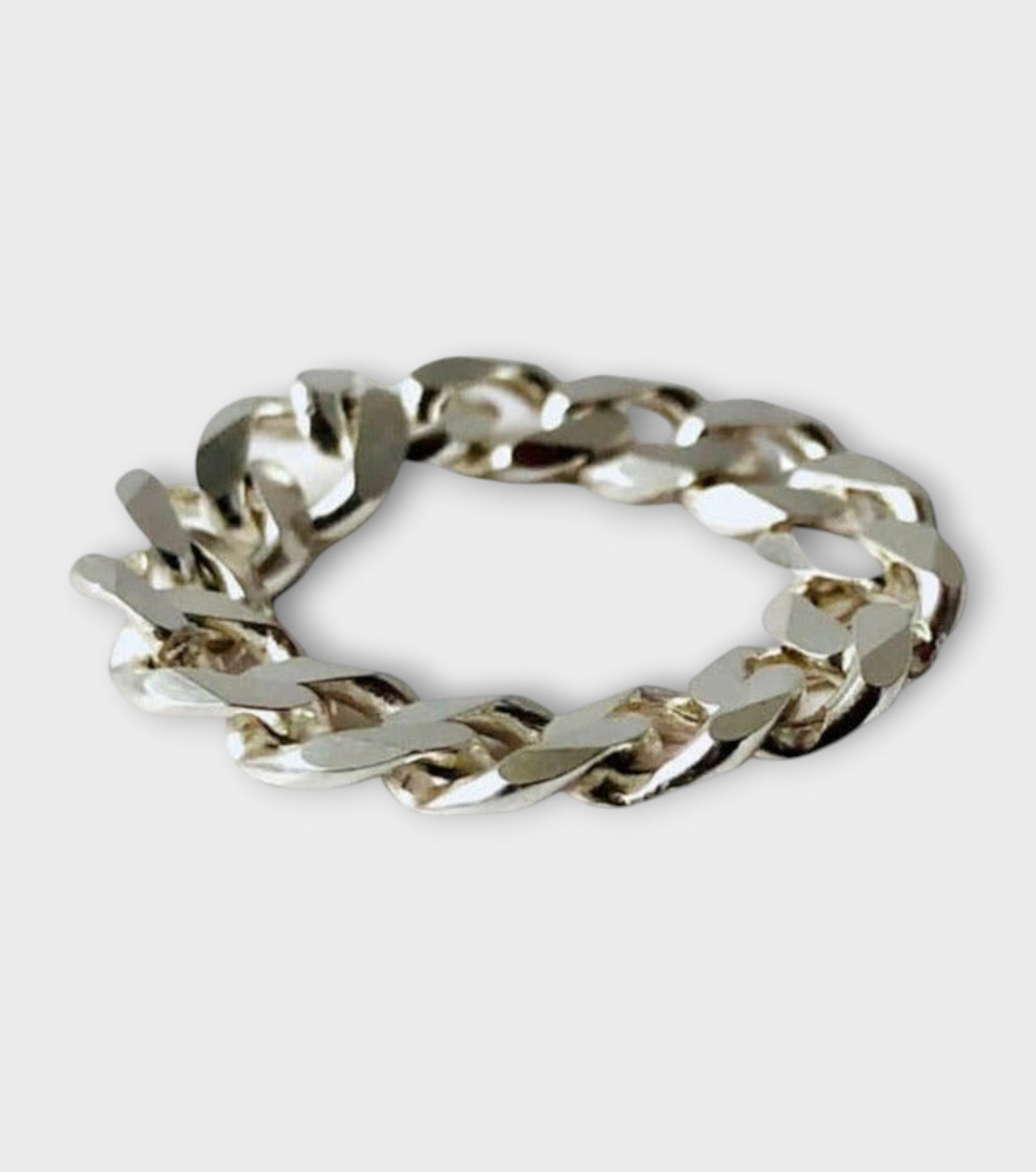 Serenity Chain Ring | Sterling Silver