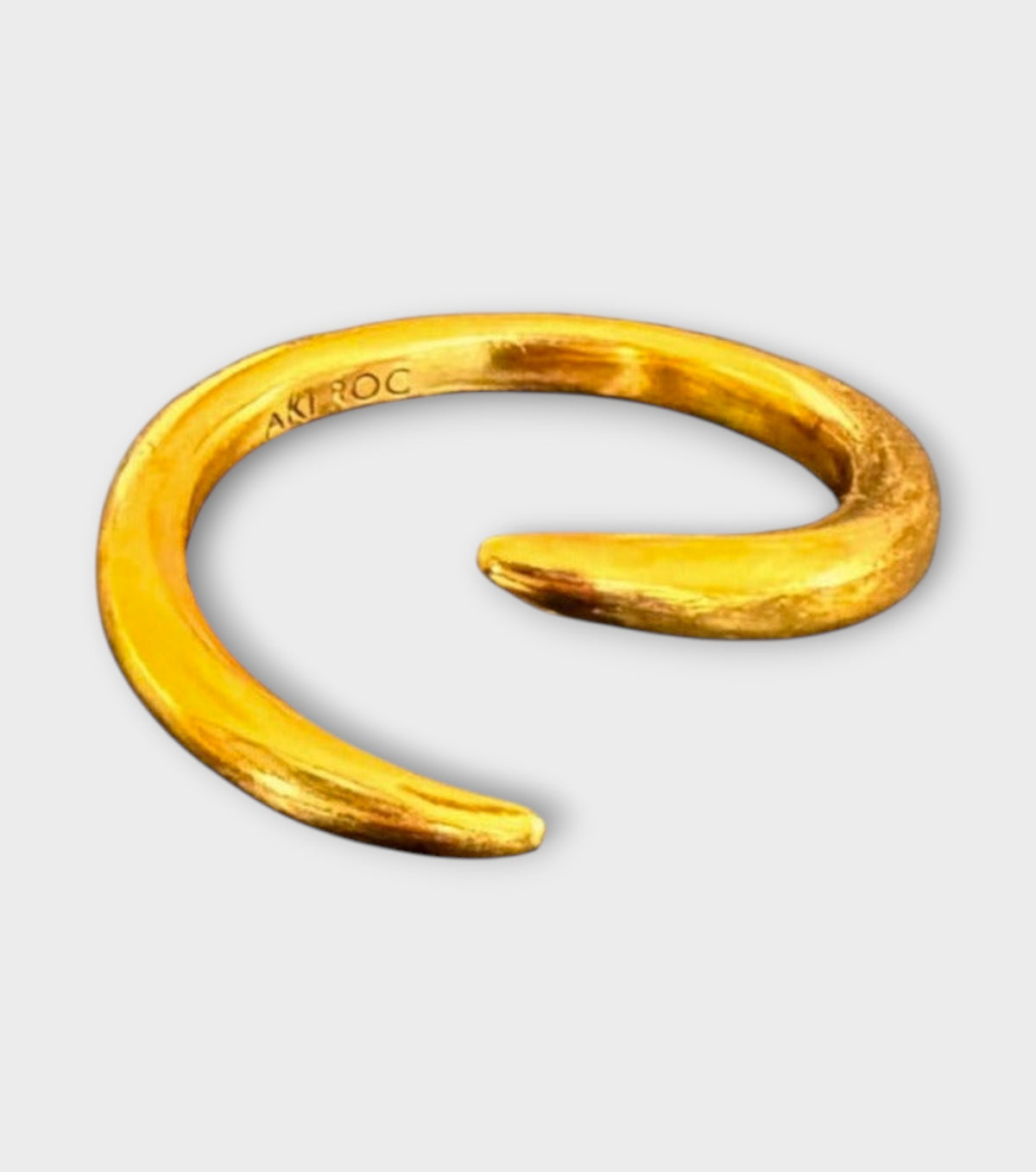 The Boyfriend Hug Ring | Brass Gold