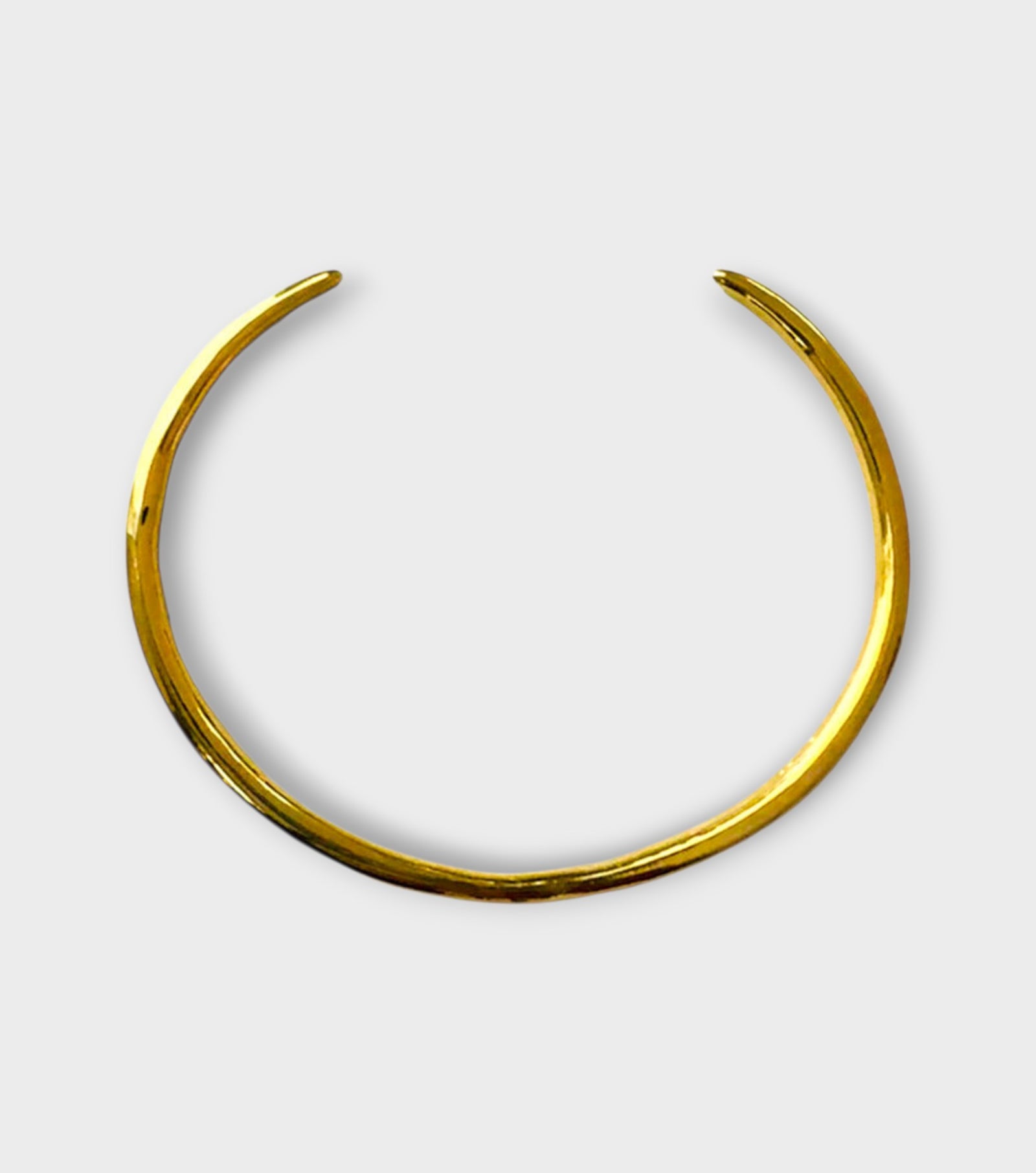 The Hug Cuff Bracelet | Brass Gold