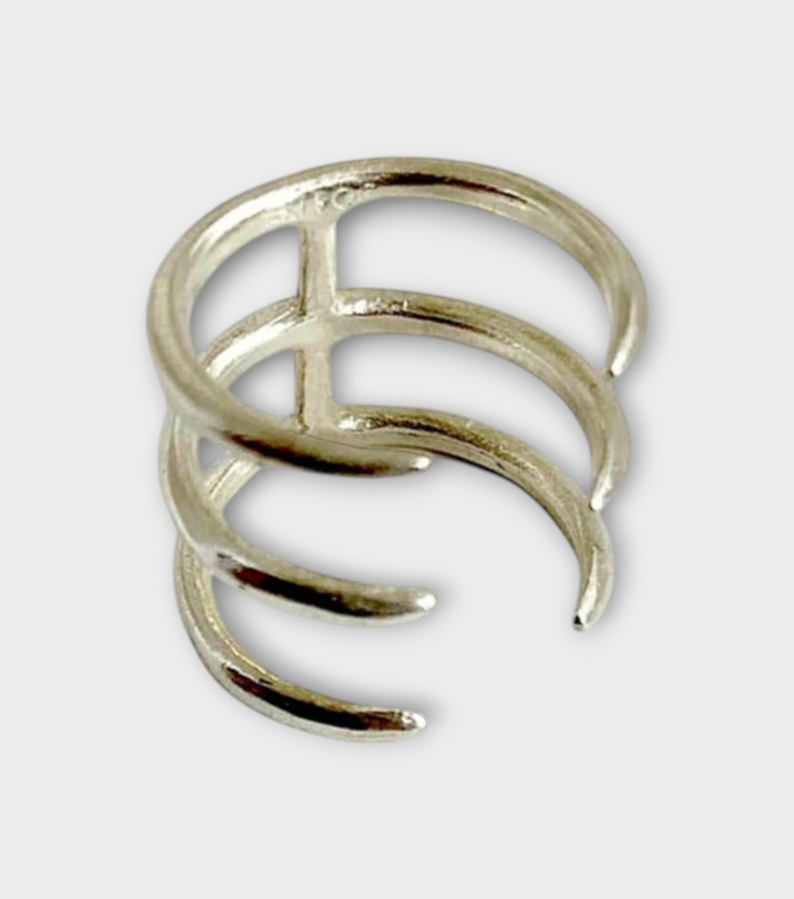 The Hug Midi Ring | Sterling Silver