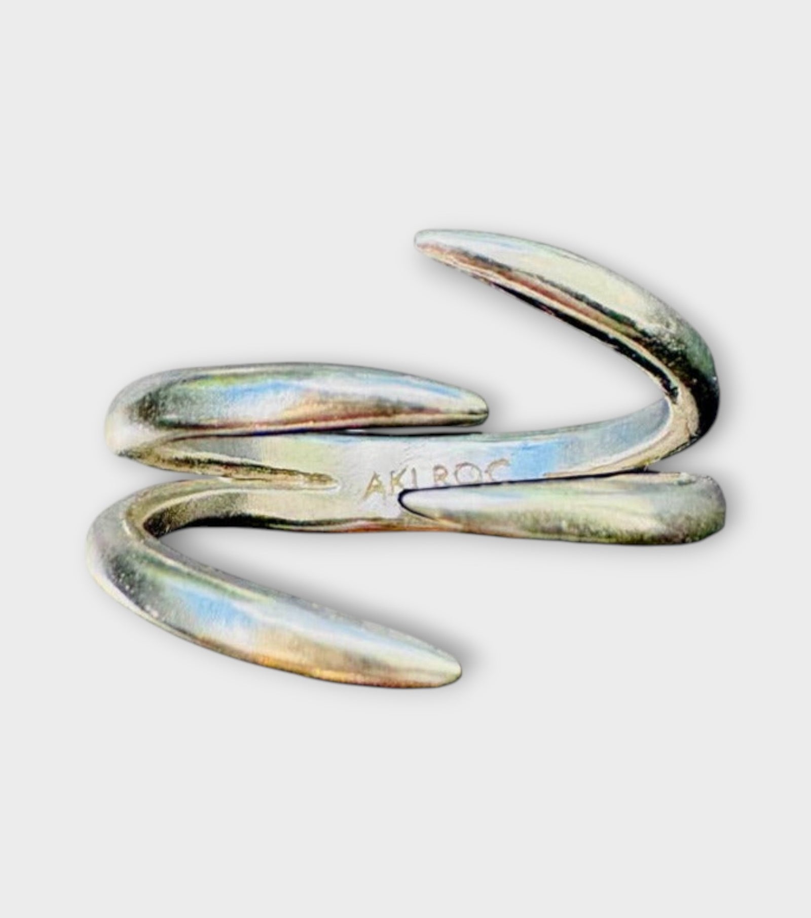The Hug Ring Duo | Sterling Silver