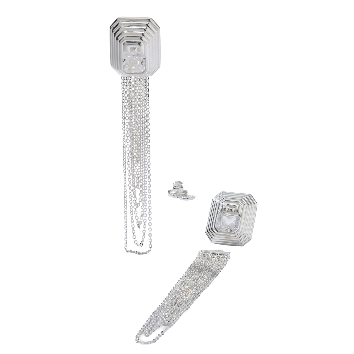 ANNA PRATA - Silver Lumier Earring, buy at DOORS NYC