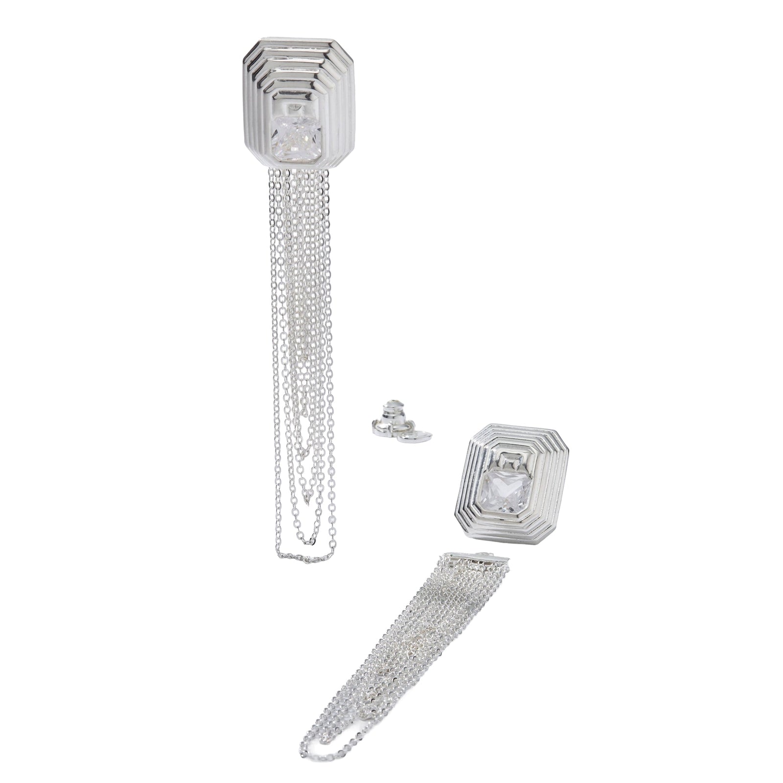 ANNA PRATA - Silver Lumier Earring, buy at DOORS NYC