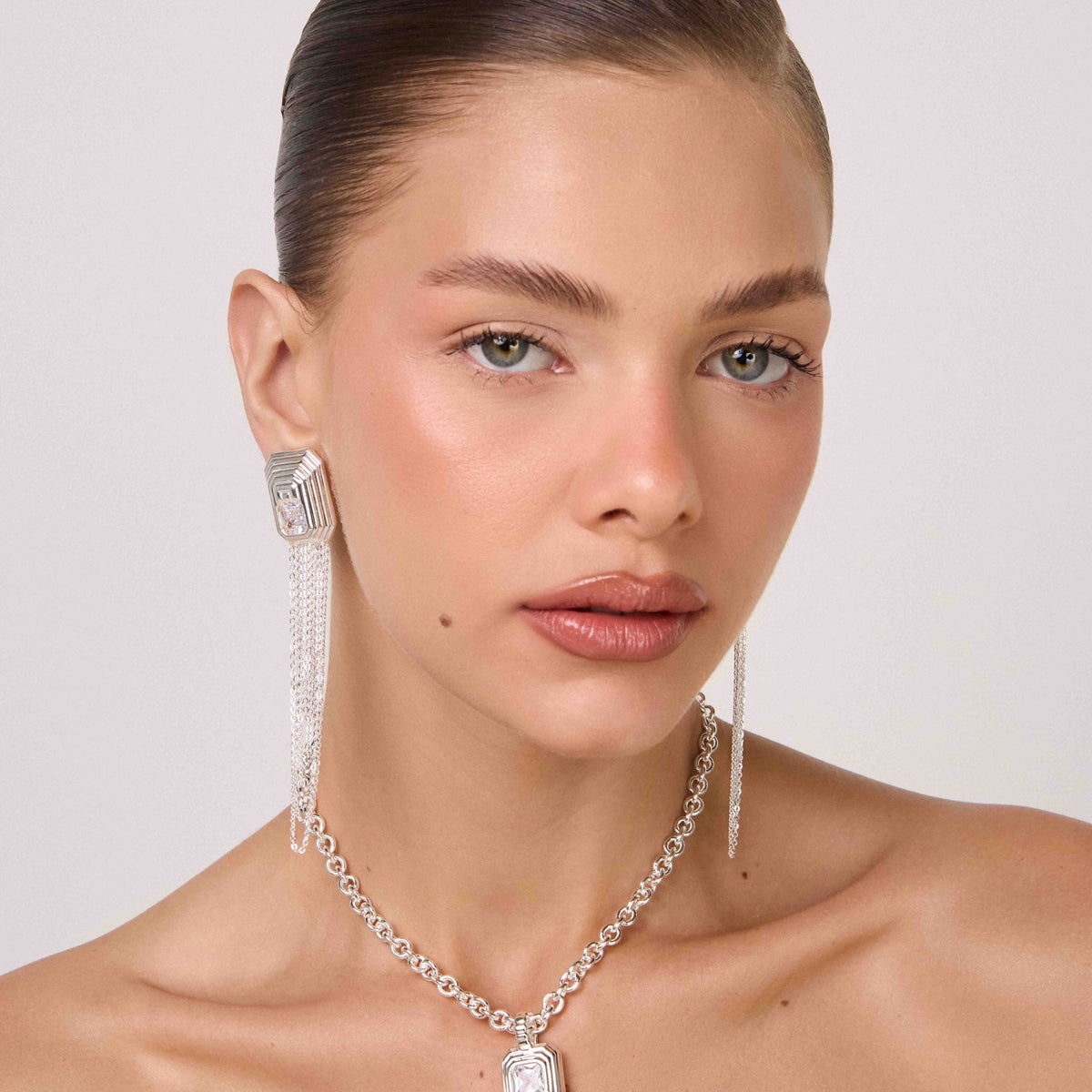 ANNA PRATA - Silver Lumier Necklace, buy at DOORS NYC