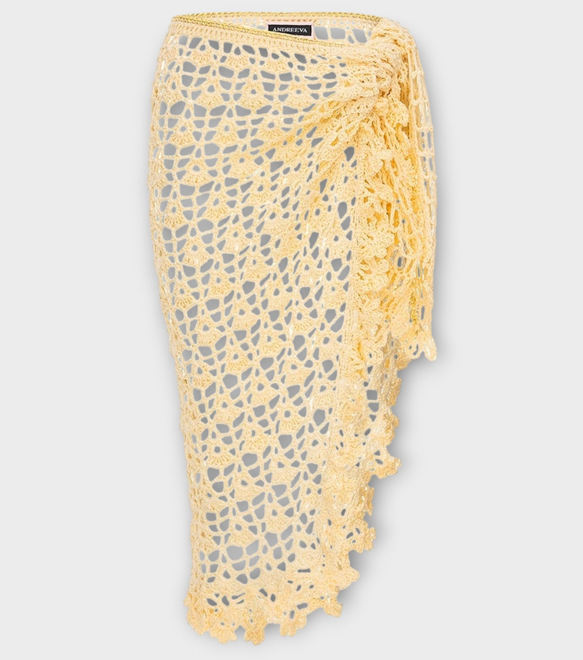 Beach Rose Handmade Crochet Cover-Up