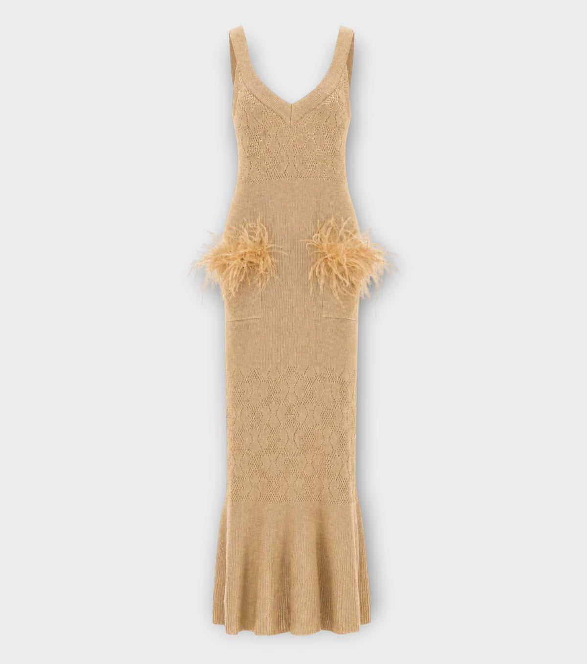 Camel Knit Dress