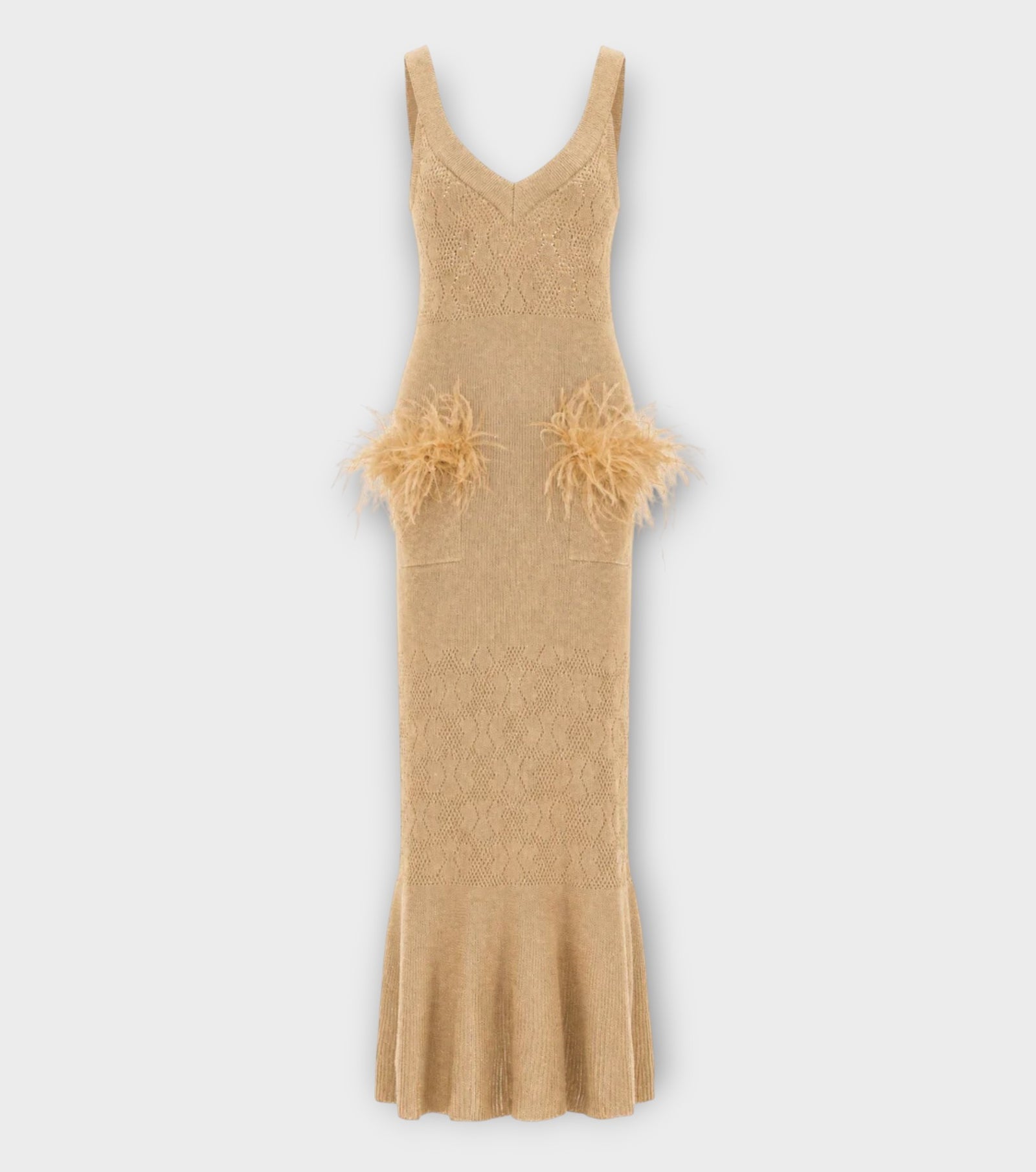 Camel Knit Dress