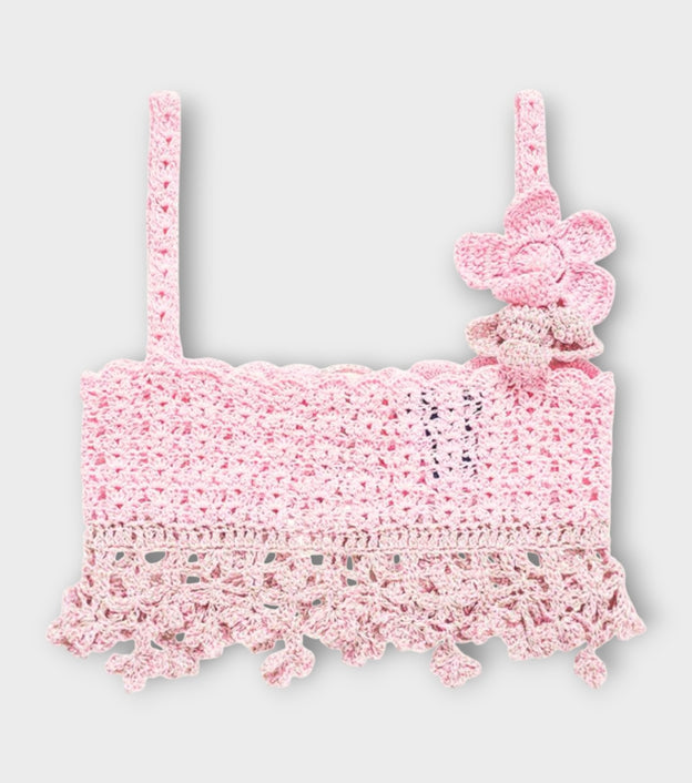 Pink Vanilla Handmade Crochet Top