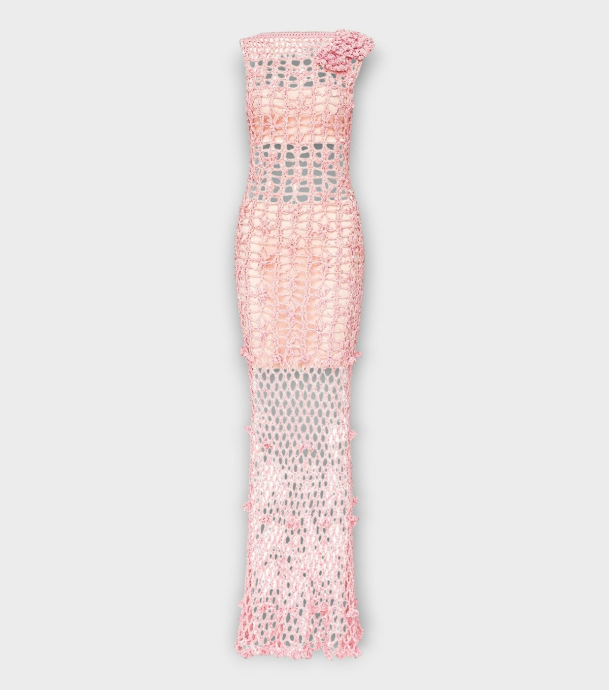 Pink Vanilla Handmade Maxi Crochet Dress