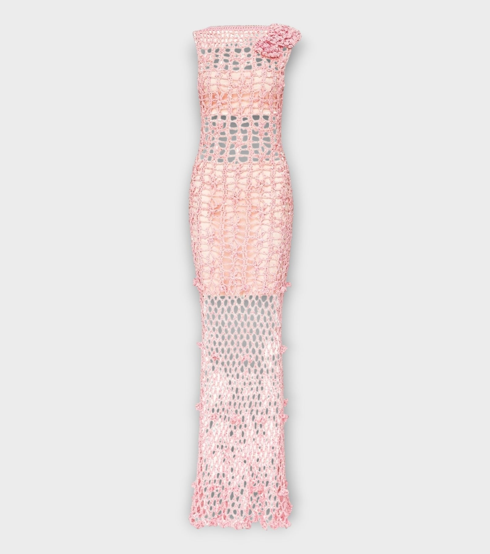 Pink Vanilla Handmade Maxi Crochet Dress