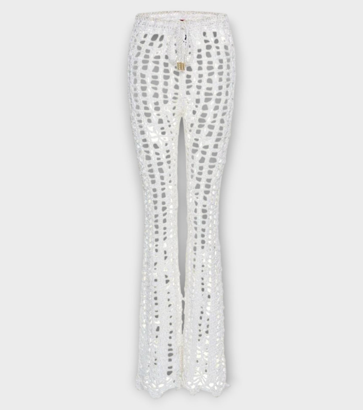 White Vanilla Handmade Crochet Pants