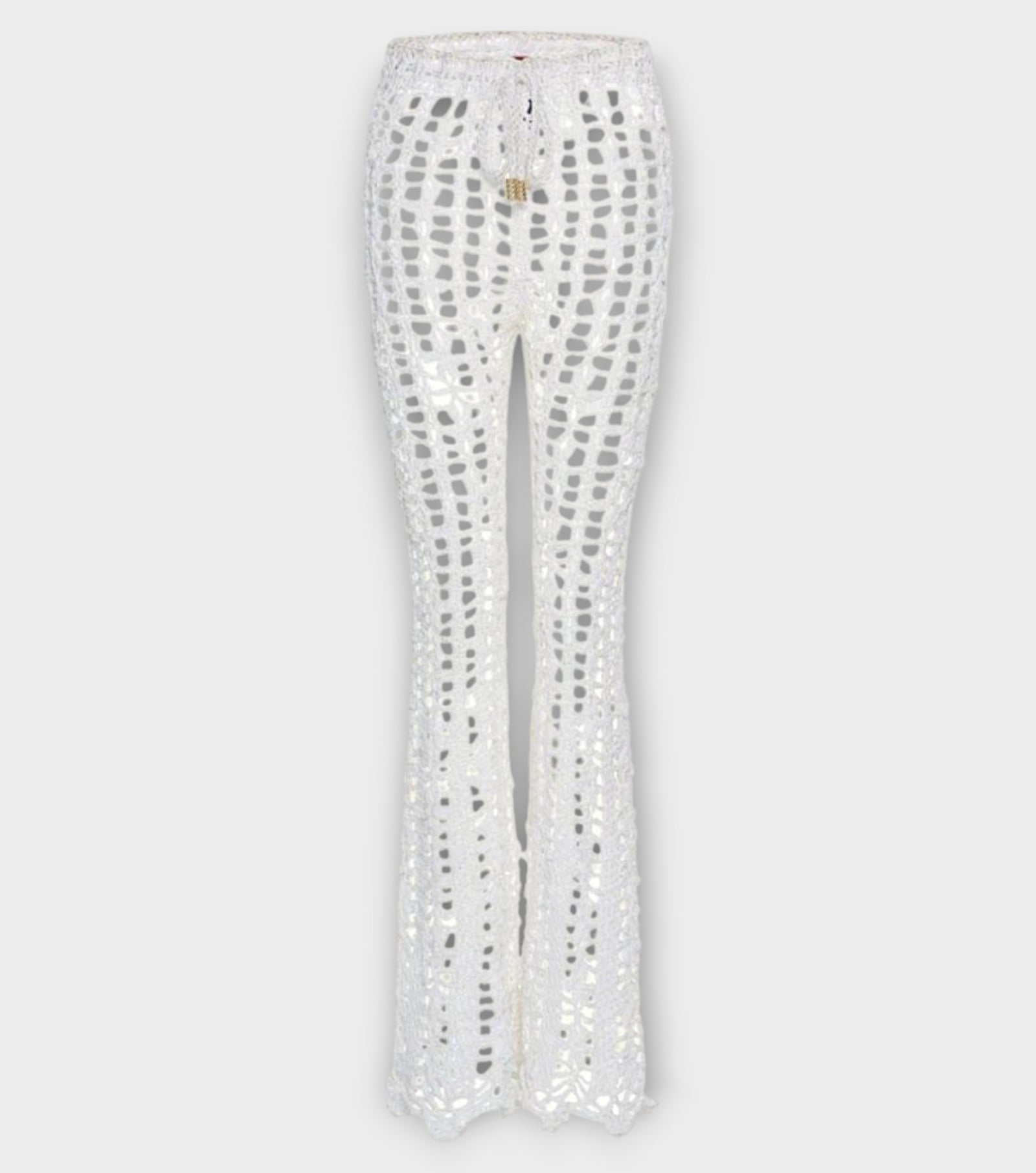 White Vanilla Handmade Crochet Pants
