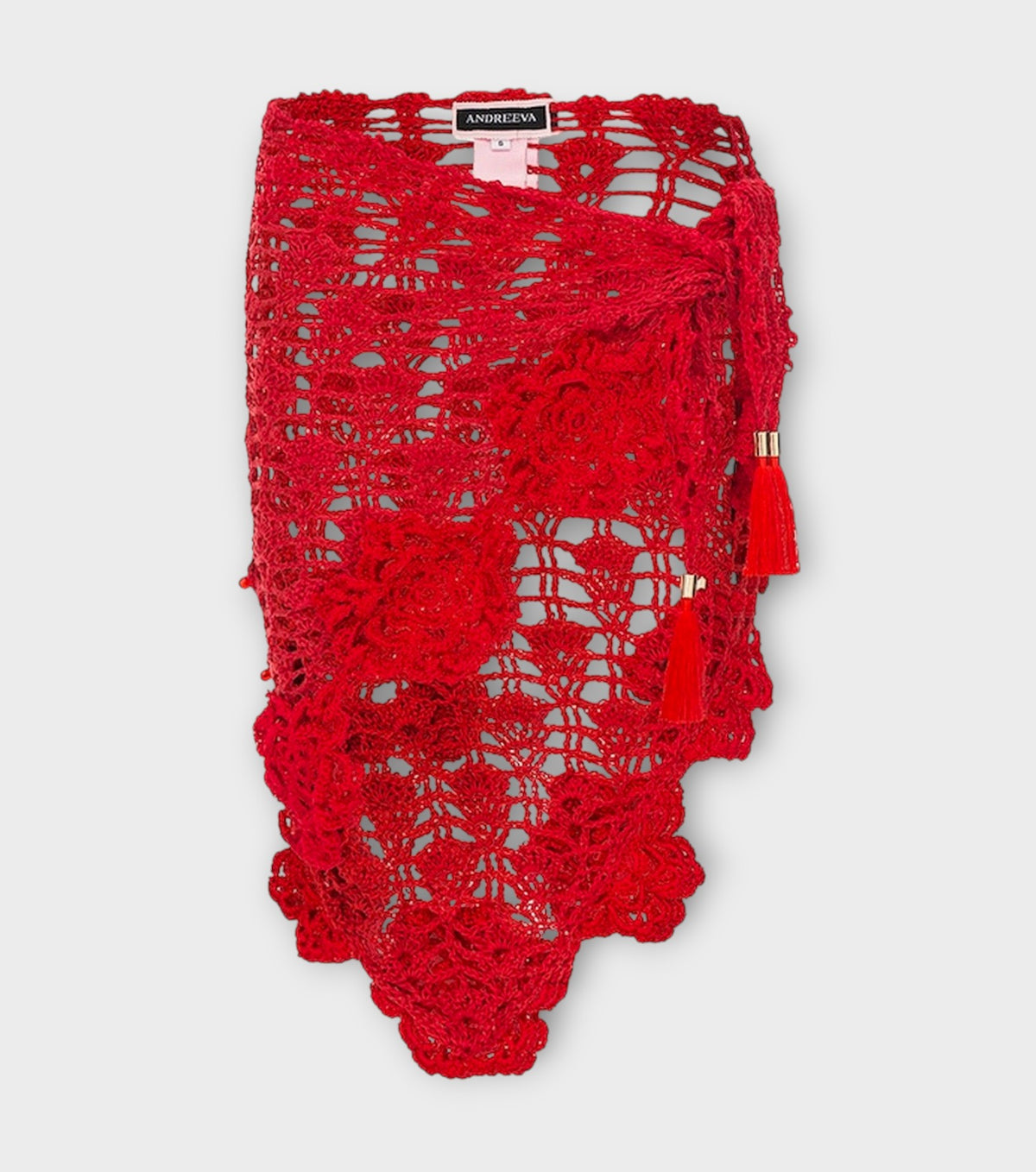 Cherry Handmade Crochet Cover-Up