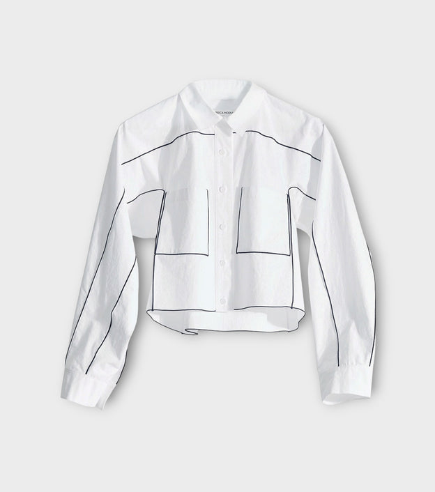Ang Ex-Hinge Cropped Shirt