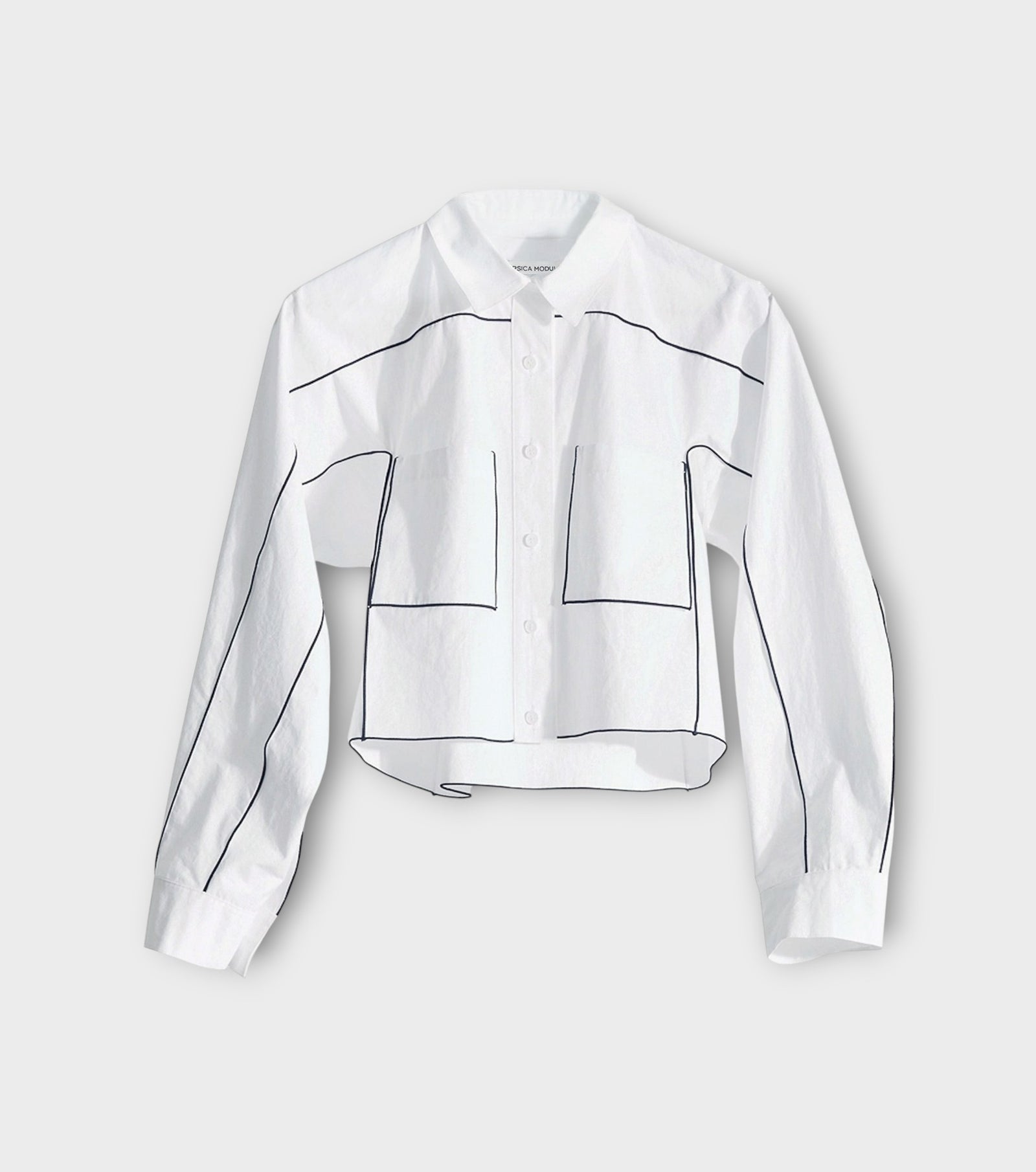 Ang Ex-Hinge Cropped Shirt