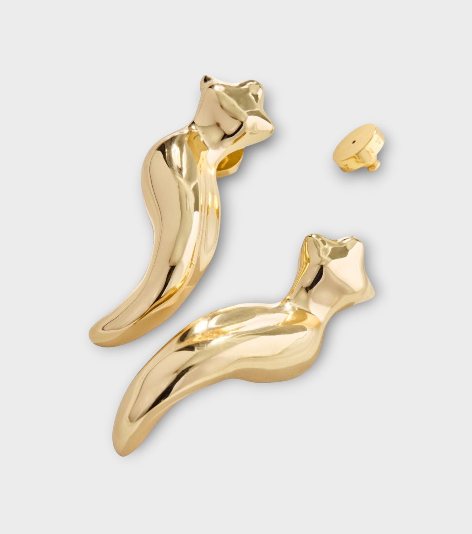 Gold Instinto Earring - Corpo E Alma Collection