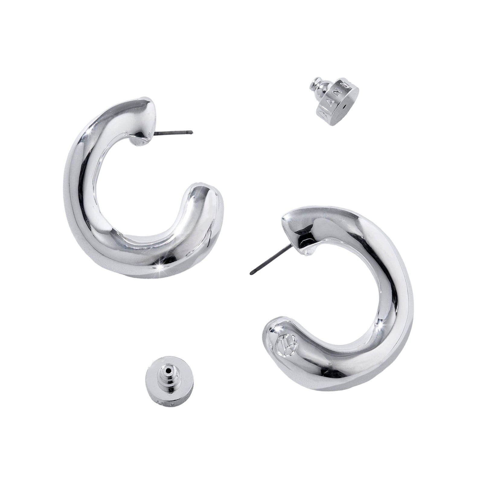 ANNA PRATA - Silver Marea Hoop, buy at DOORS NYC