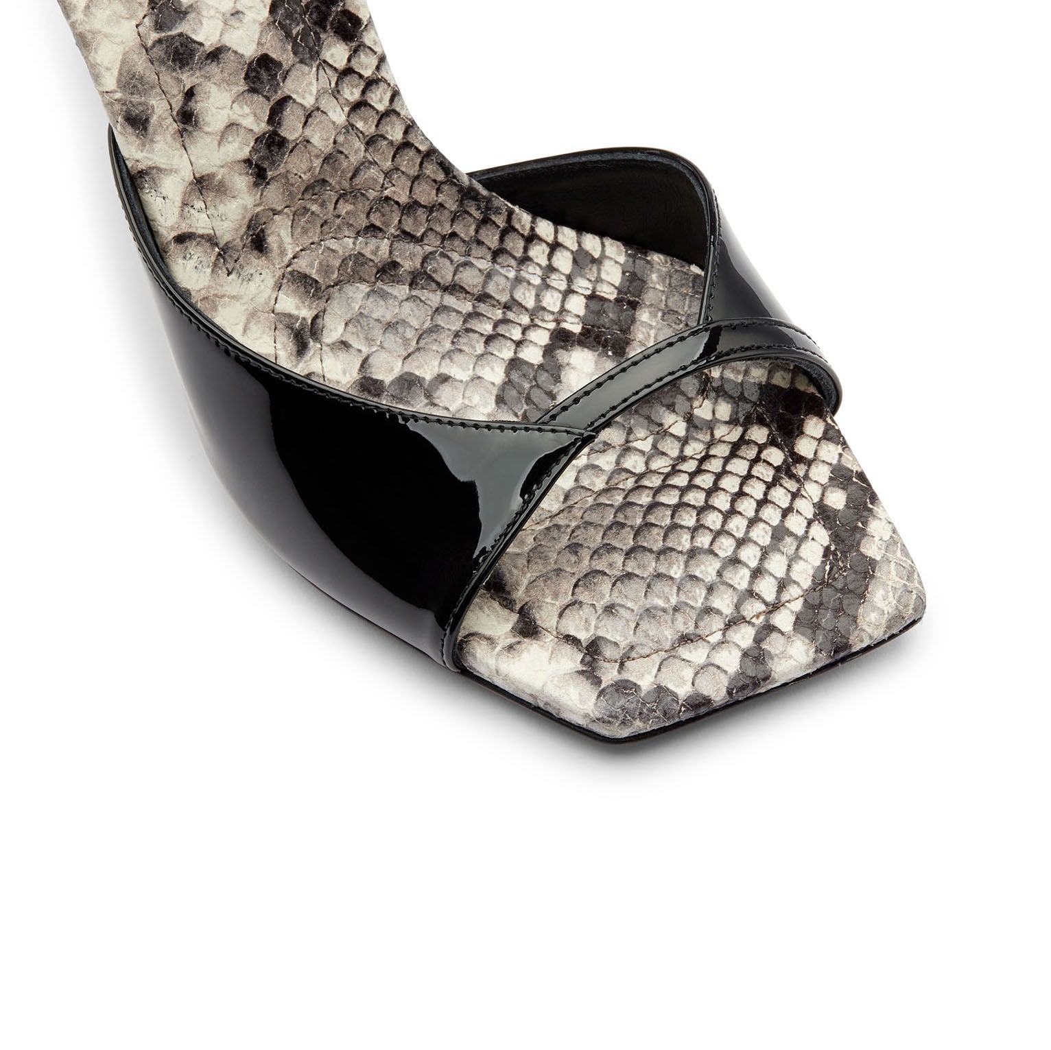 BENEDETTA BOROLI - Luce Sandal | Black Patent, buy at DOORS NYC