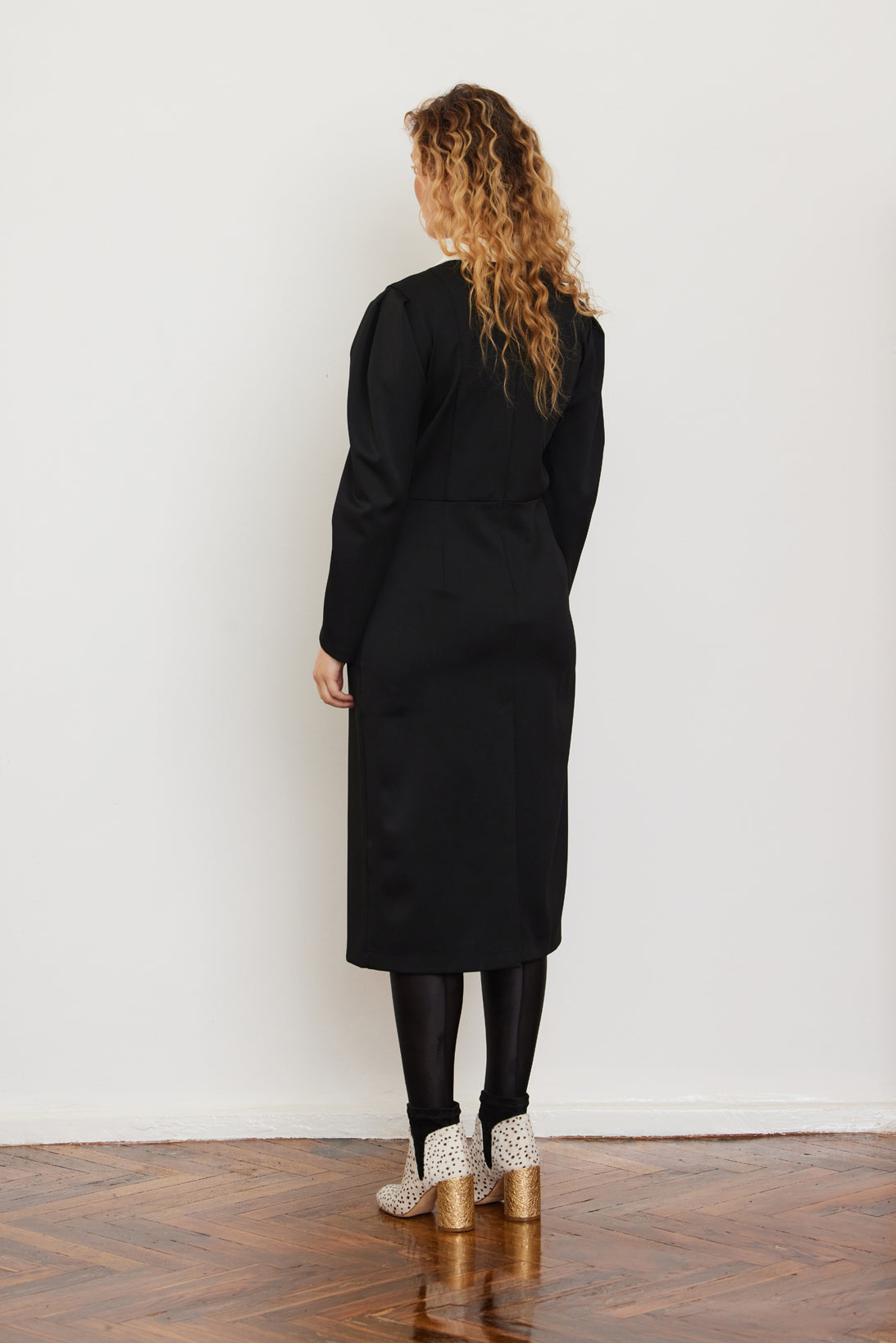 Formal Midi Dress | Black