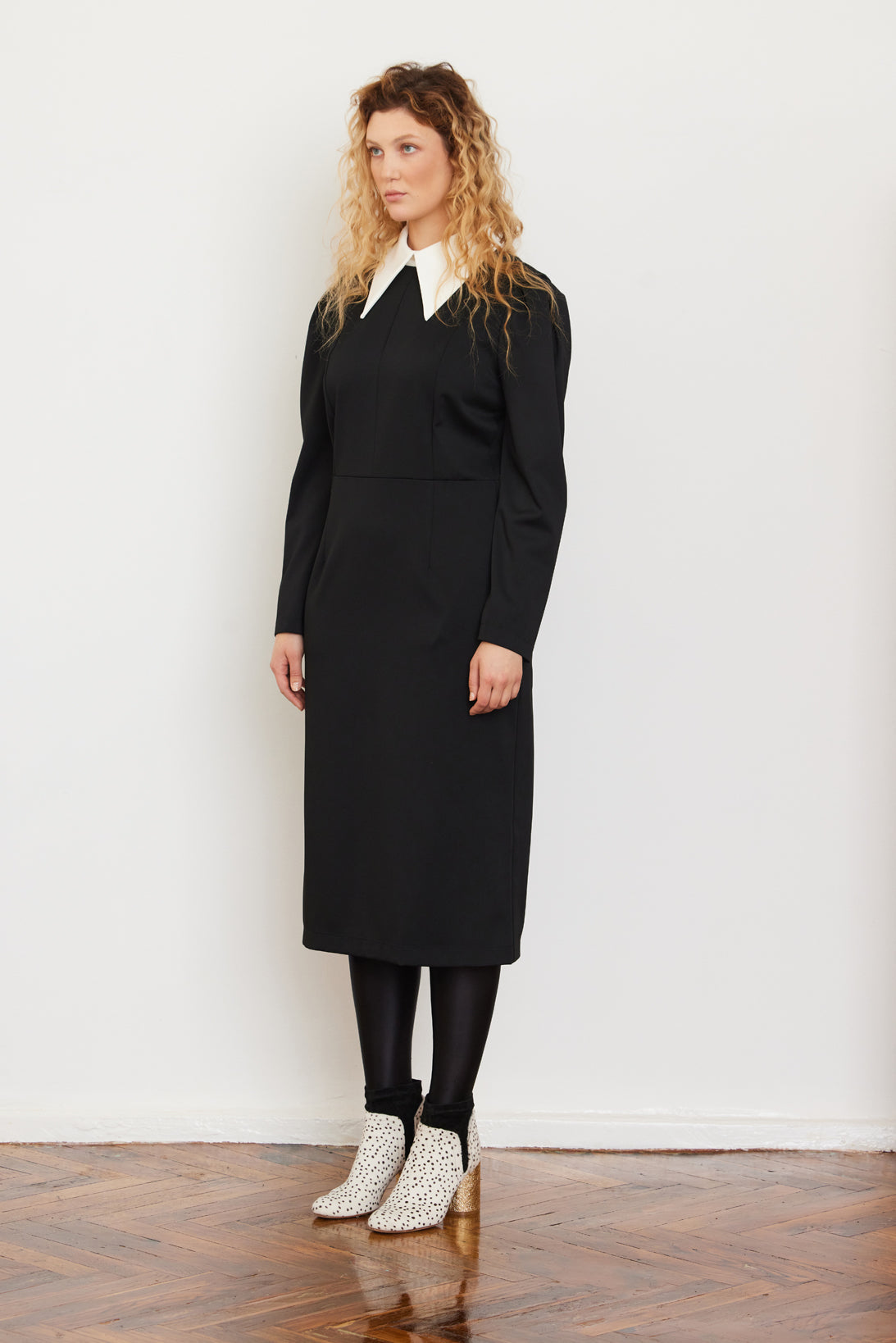 Formal Midi Dress | Black