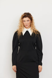 Formal Midi Dress | Black