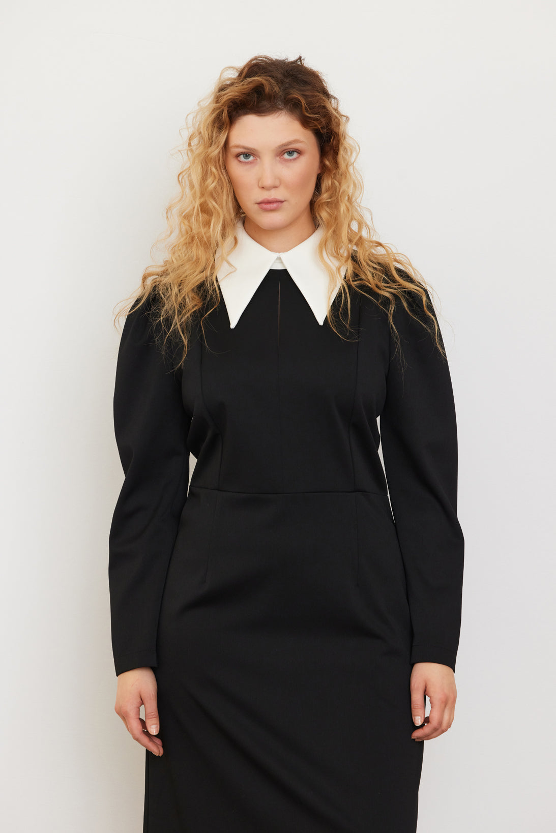 Formal Midi Dress | Black