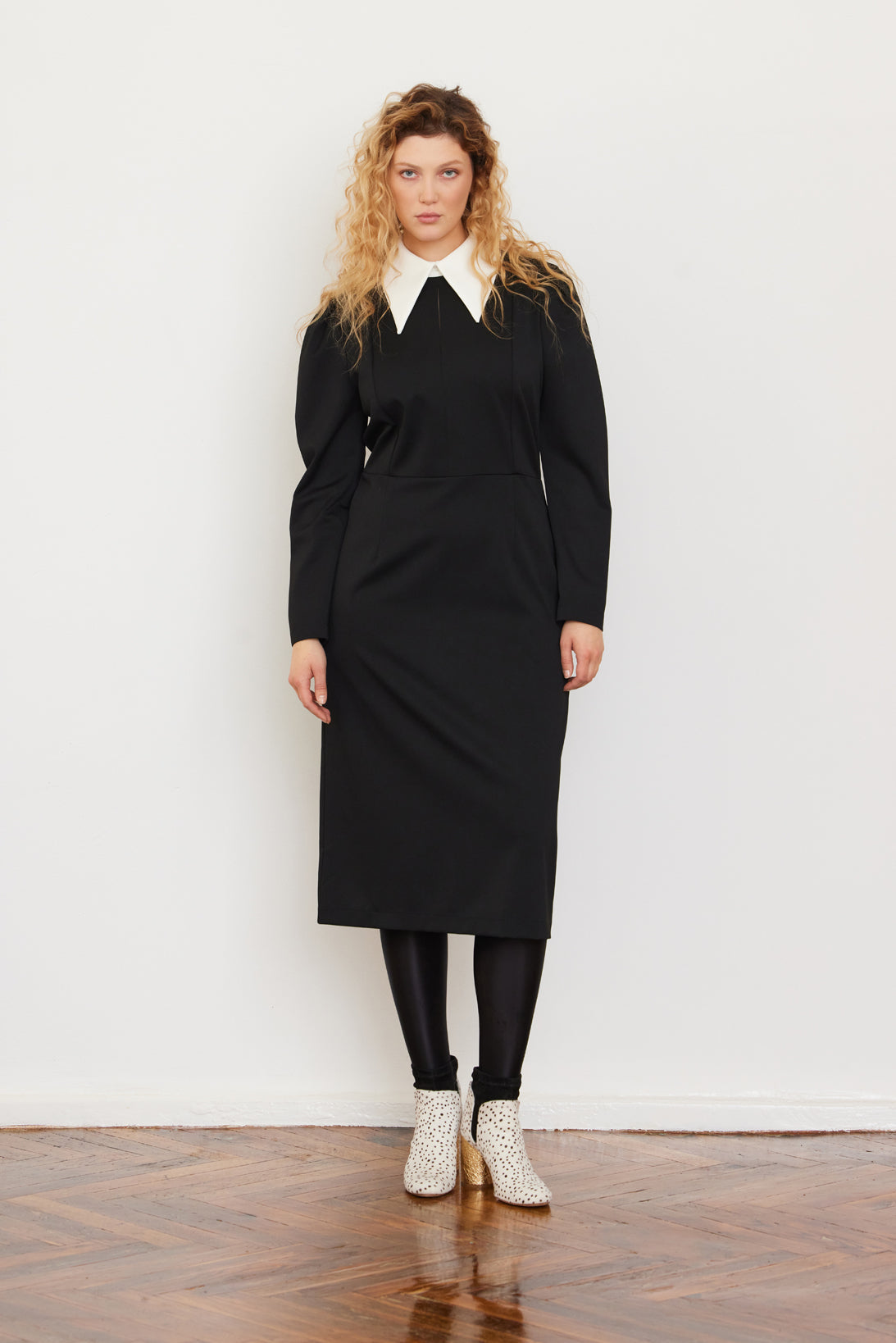 Formal Midi Dress | Black