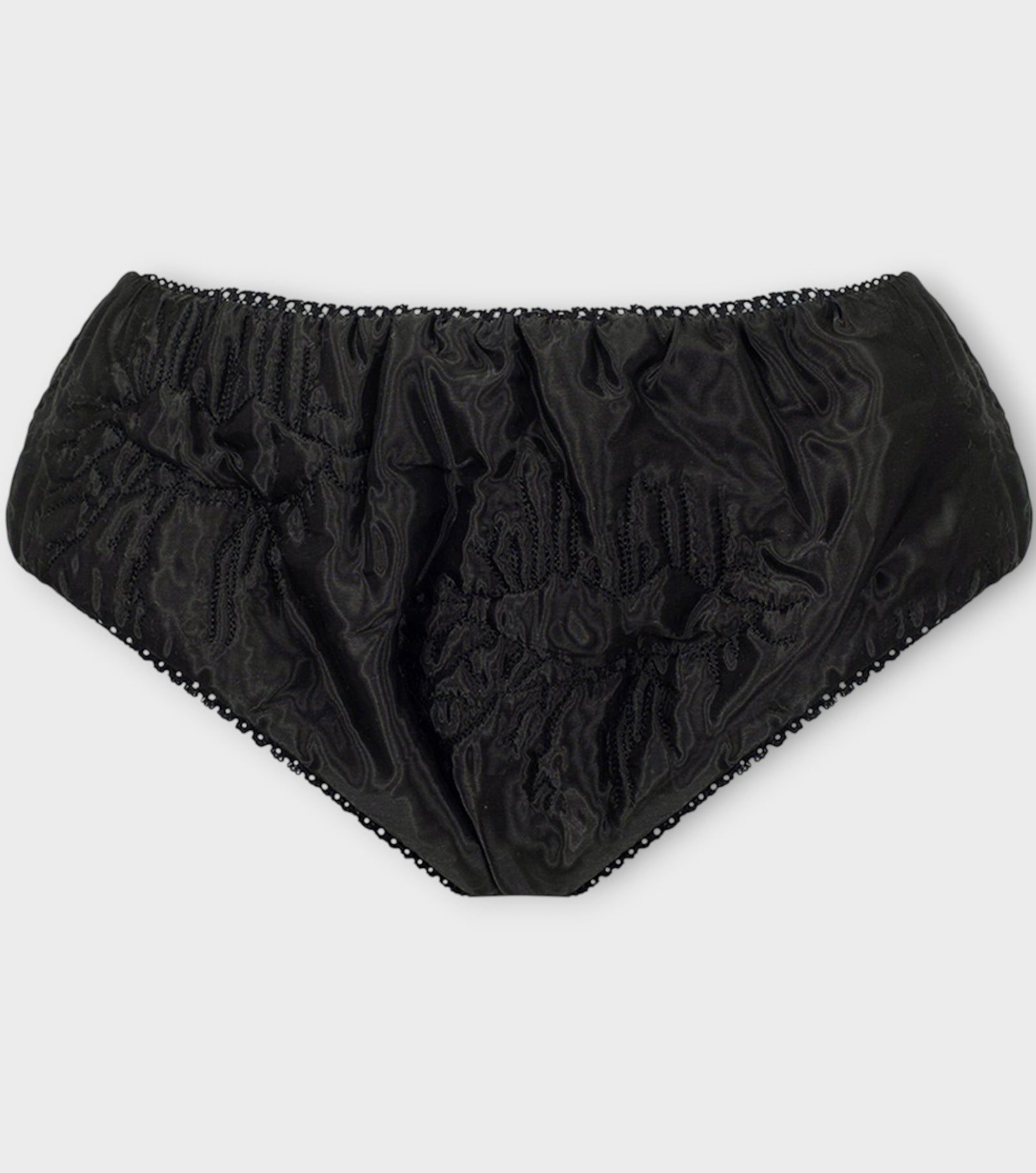Black Organza Micro Shorts