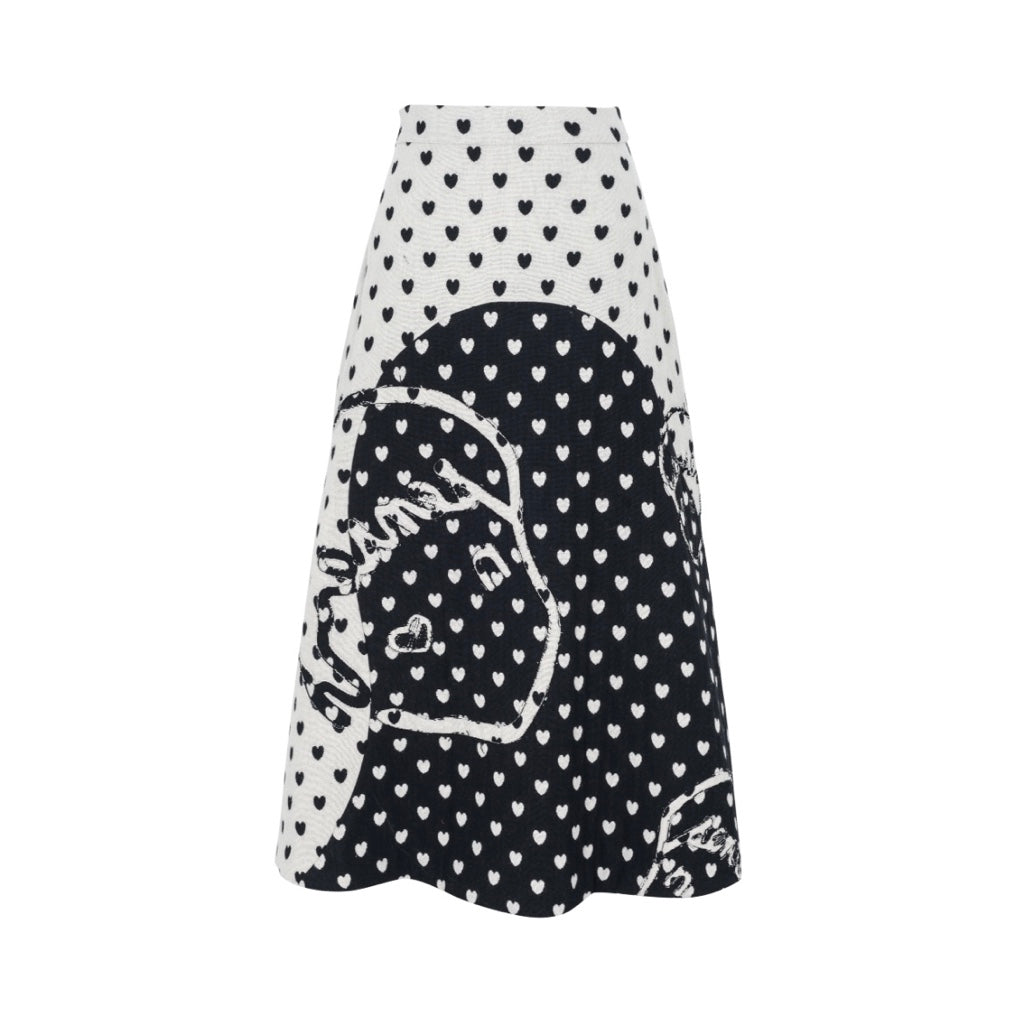 NOSENSE - Black And White Skirt | PR Sample, buy at DOORS NYC