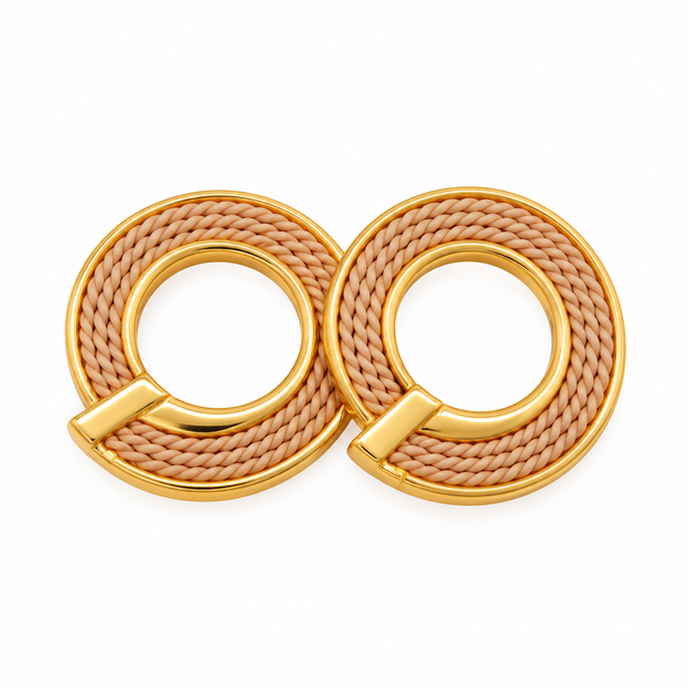 The Spiral Buriti Earrings
