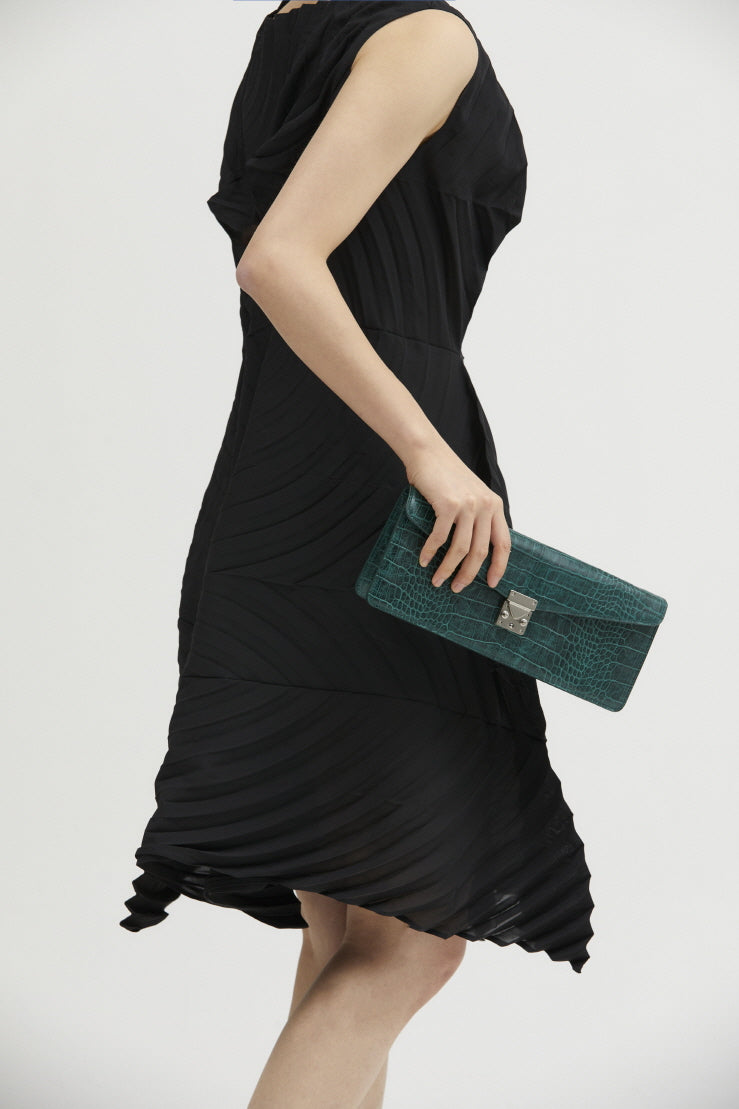 JANEPAIK SEOUL﻿ - Clutch R Emerald Green, buy at DOORS NYC